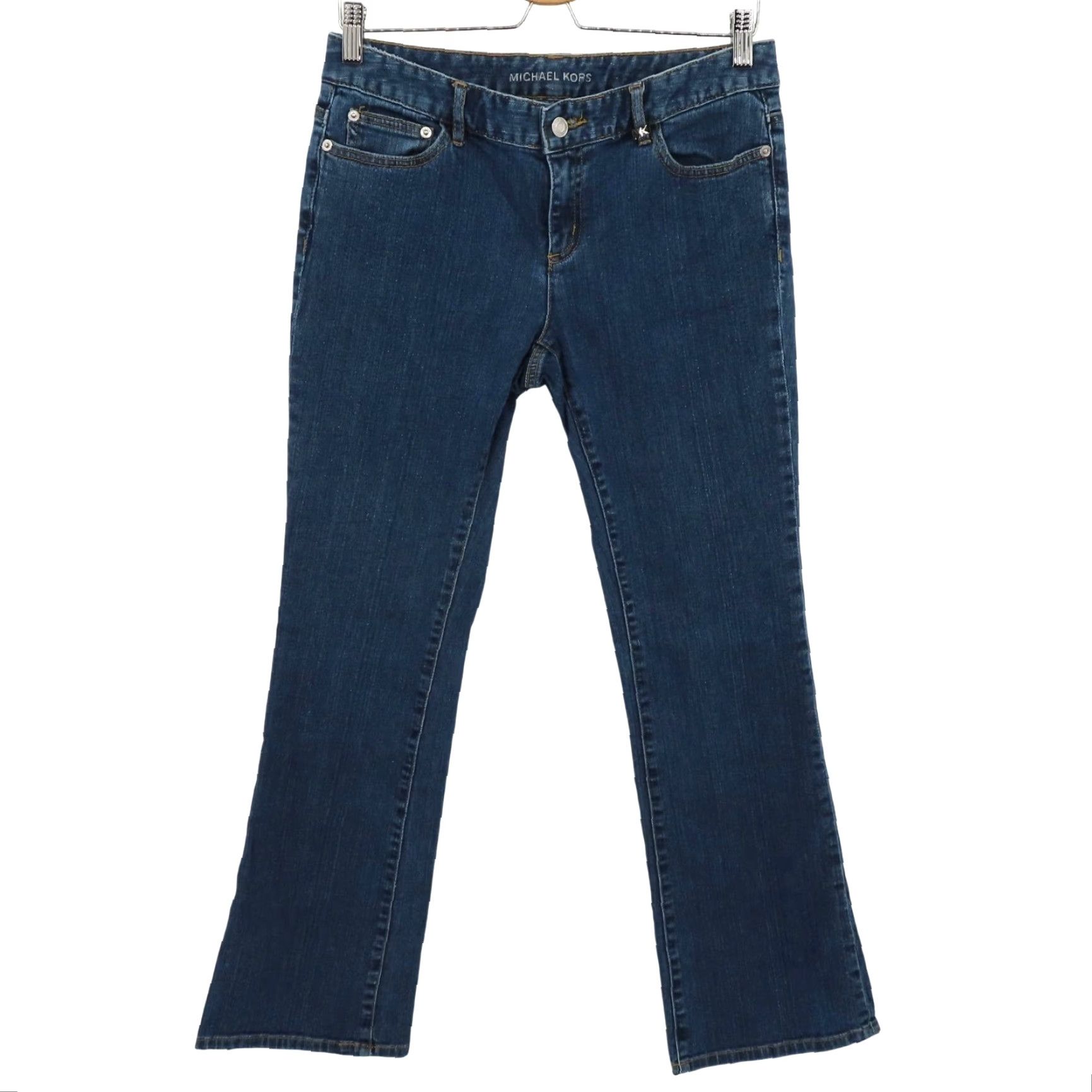 Michael Kors Michael Kors Jeans 8 Women Denim Bootcut 5-Pocket Studded Blue Pocket 5-Pocket Design Womens 8 Shoes? Wait. Size 30" / US 8 / IT 44 - 2 Thumbnail