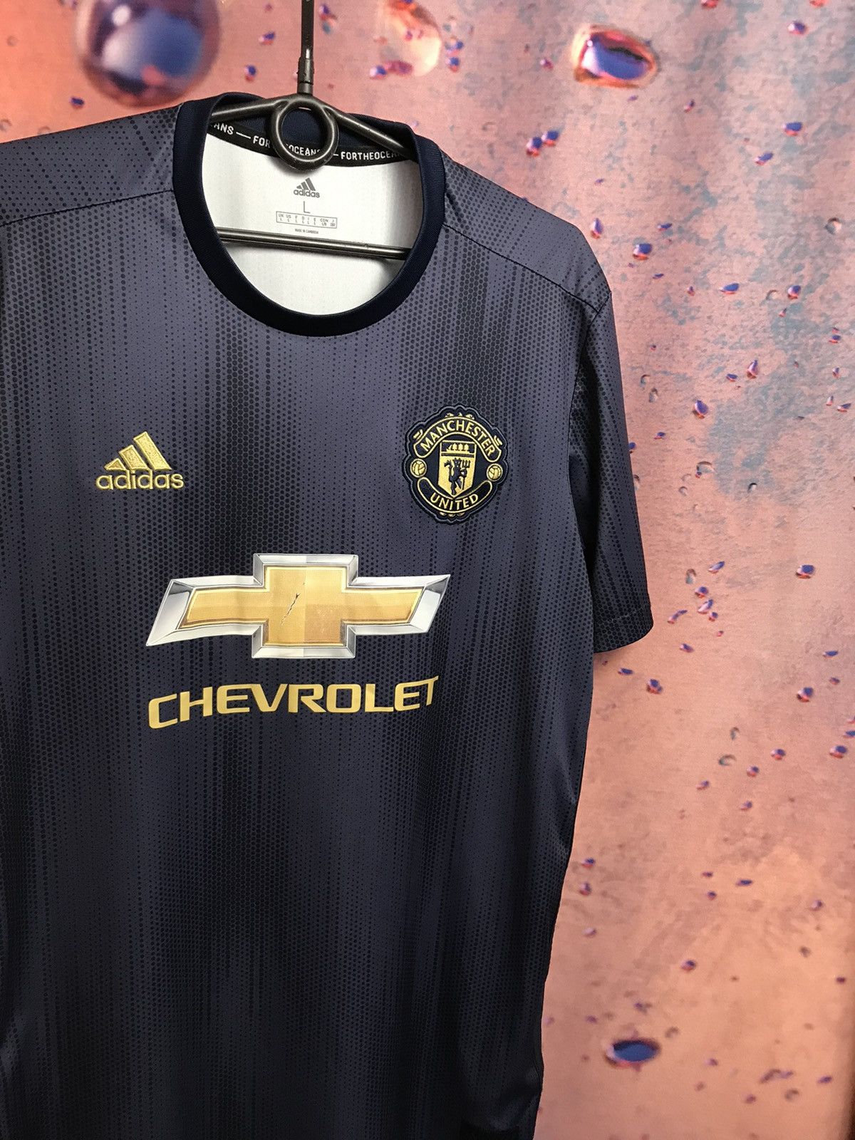 Vintage Manchester United soccer jersey Size US L / EU 52-54 / 3 - 1 Thumbnail