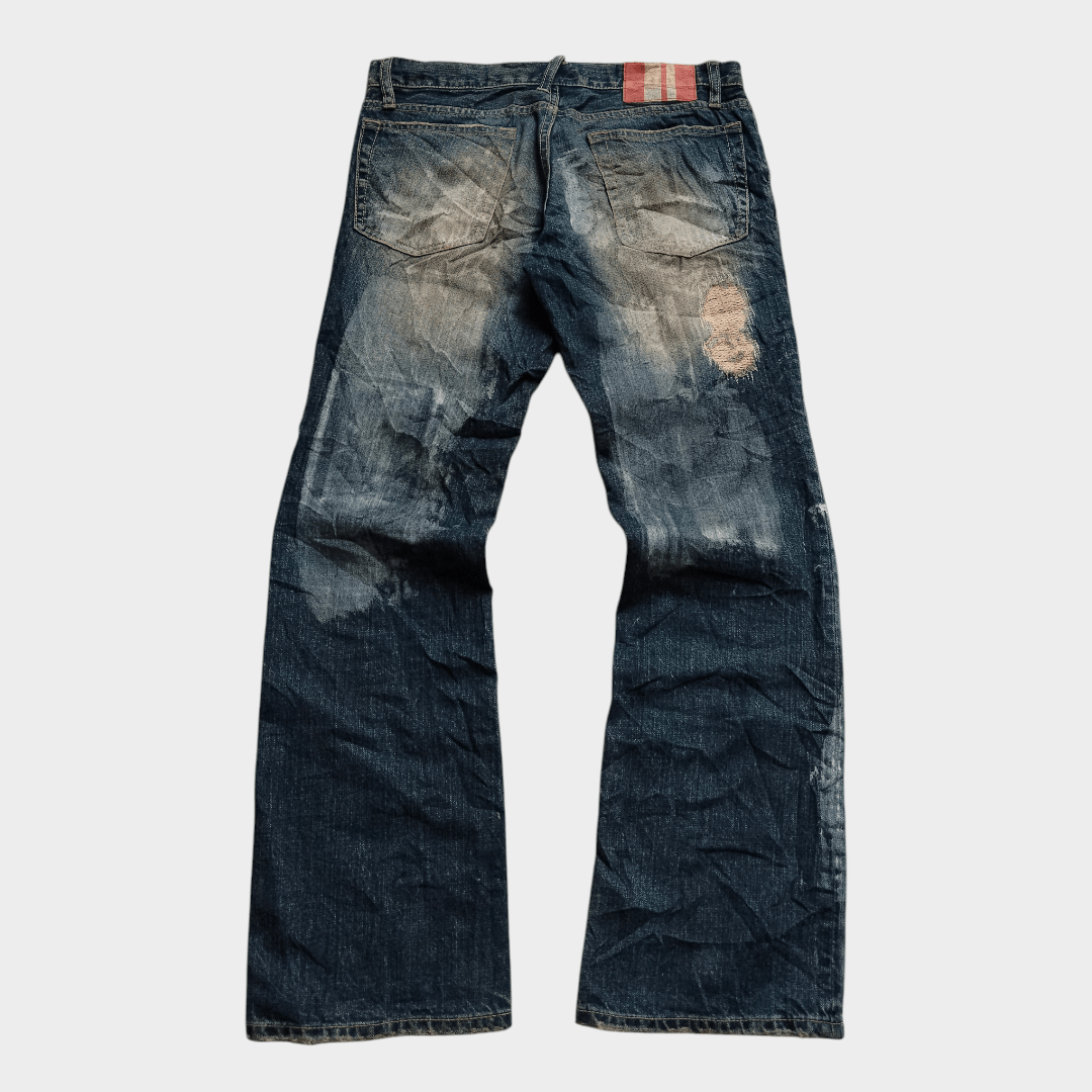 Tornado Mart Comme ca commune paint splash splatter jeans Size US 32 / EU 48 - 2 Thumbnail