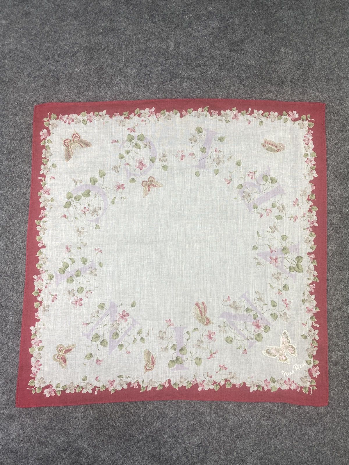Nina Ricci × Vintage Nina Ricci Handkerchief / Bandana / Neckerchief-B039 Size ONE SIZE - 3 Thumbnail