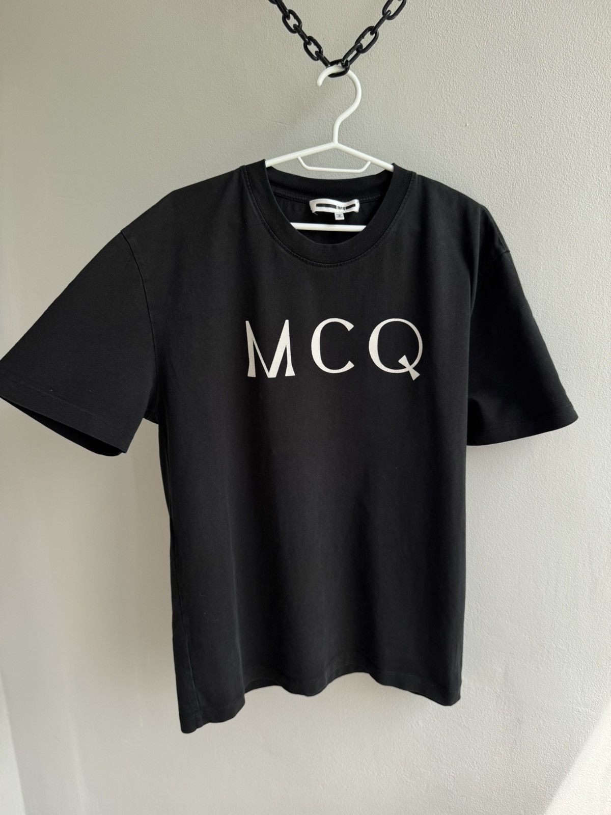 Alexander McQueen Alexandr Mcqueen MCQ T-shirt Litters Logo Tee Luxury Size US XL / EU 56 / 4 - 3 Thumbnail