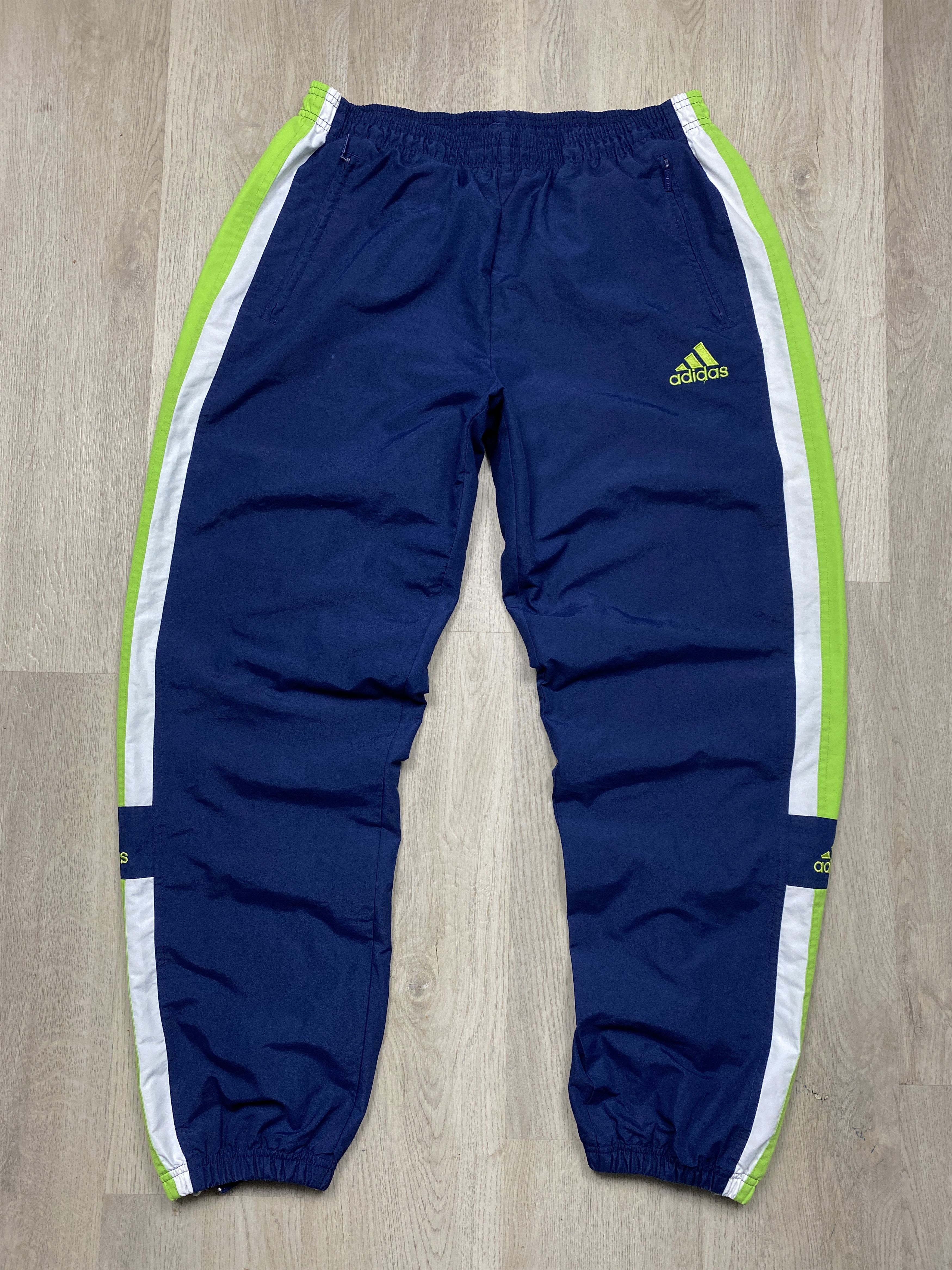 Adidas Adidas Vintage Parachute Nylon Mens Pants Drill Y2K Size US 34 / EU 50 - 1 Thumbnail