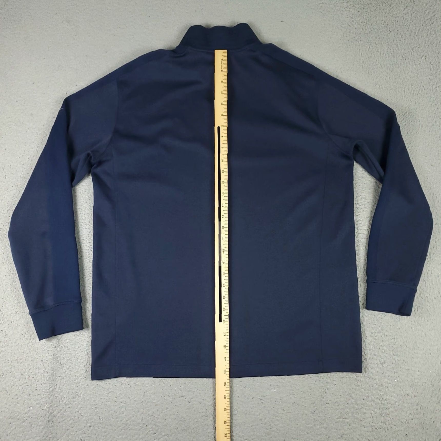 Nike Nike Sweater Mens Size Large Navy Blue Dri Fit 1/4 Zip Pullover Sweatshirt Size US L / EU 52-54 / 3 - 6 Thumbnail