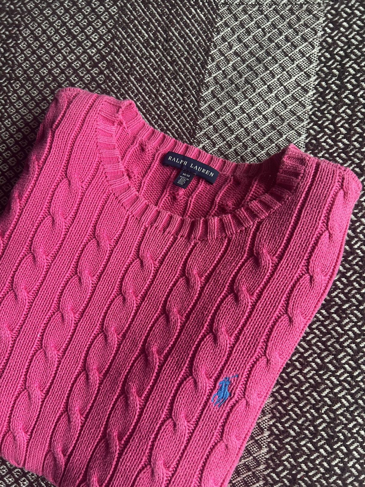 Polo Ralph Lauren Polo Ralph Lauren Cable Knit Sweater Rare Size M Streetwear Size M / US 6-8 / IT 42-44 - 14 Thumbnail