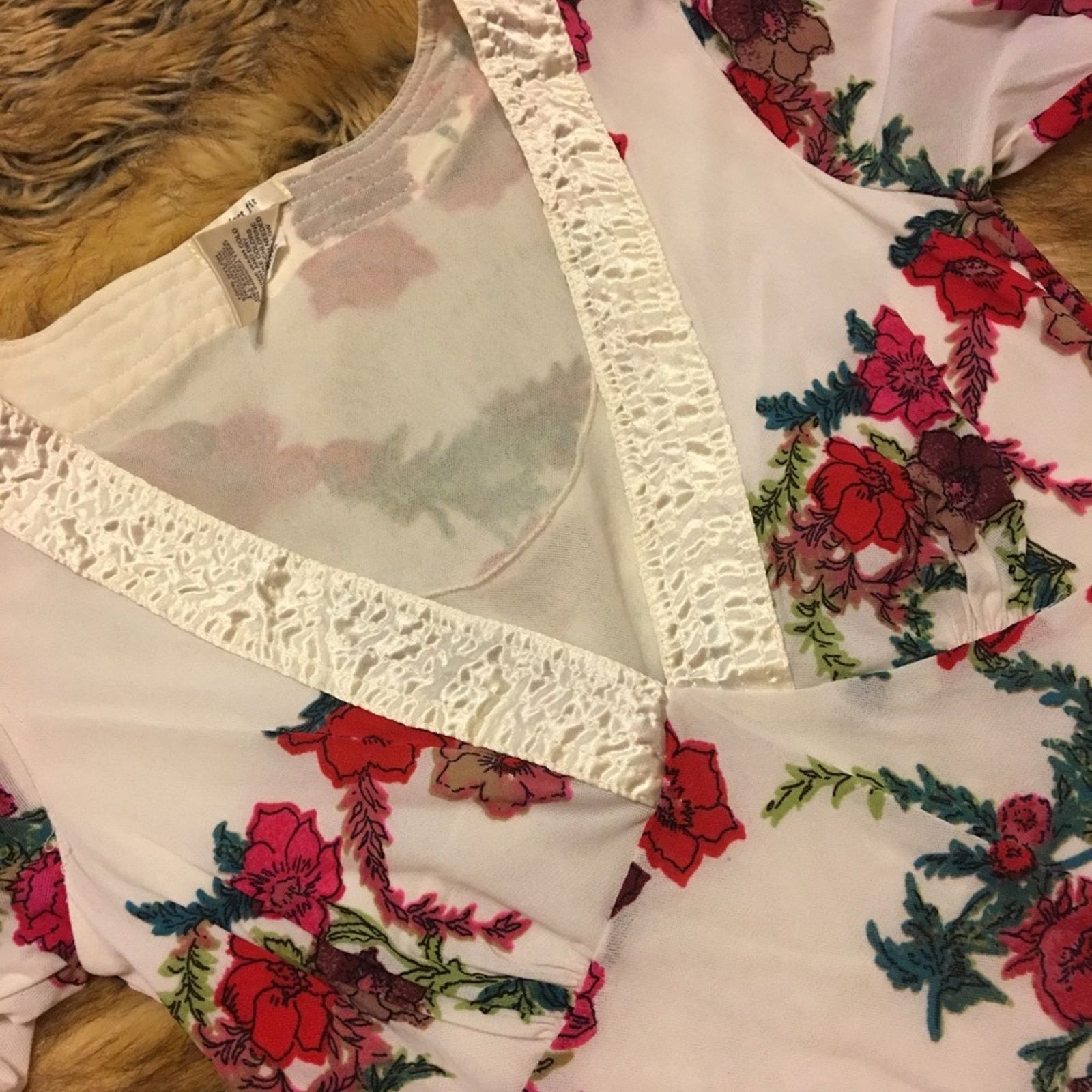 Old Navy Old Navy double layer floral stretch top NWT S Size S / US 4 / IT 40 - 6 Thumbnail