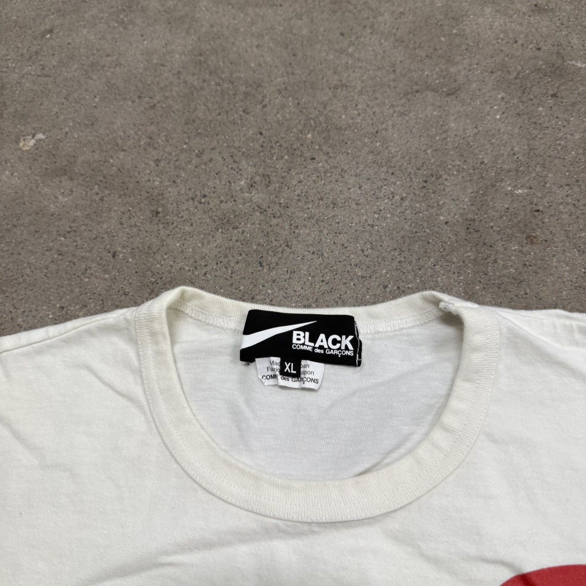Comme des Garcons COMME DES GARCONS BLACK NIKE COLLAB DESIGNER T SHIRT Size US S / EU 44-46 / 1 - 3 Thumbnail