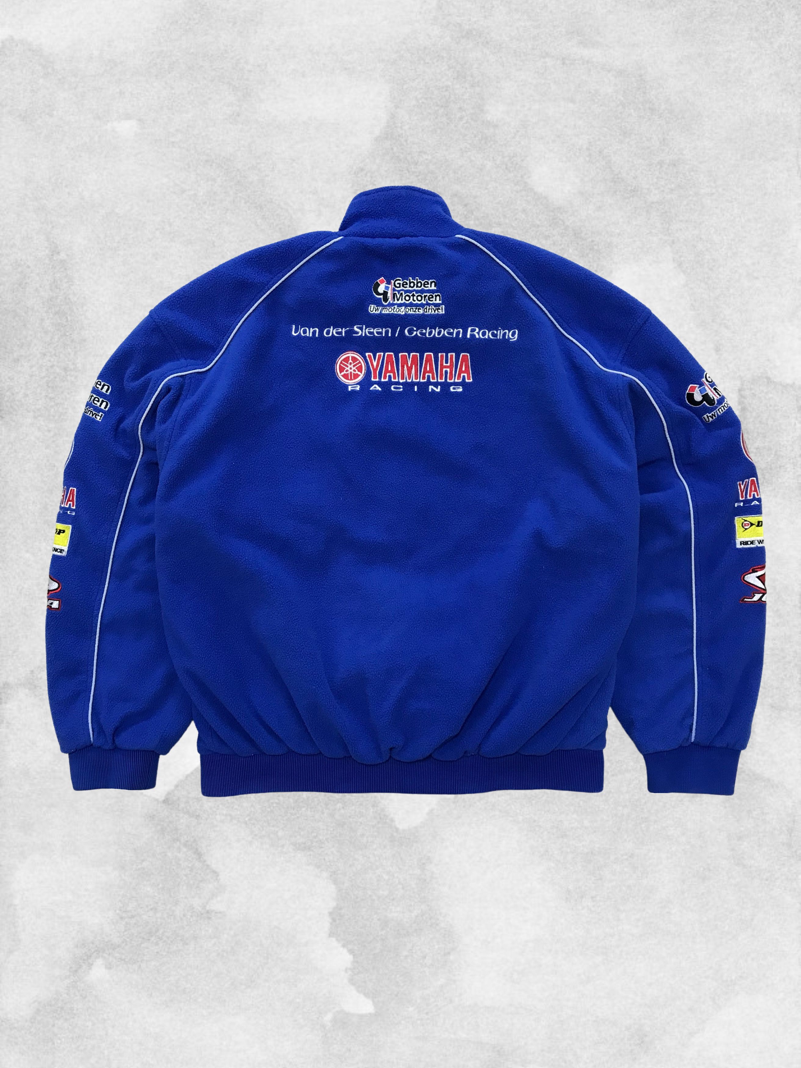 Yamaha YAMAHA Vintage Bomber Fleece Jacket Racing Motorcycle 90s Size US XL / EU 56 / 4 - 2 Thumbnail