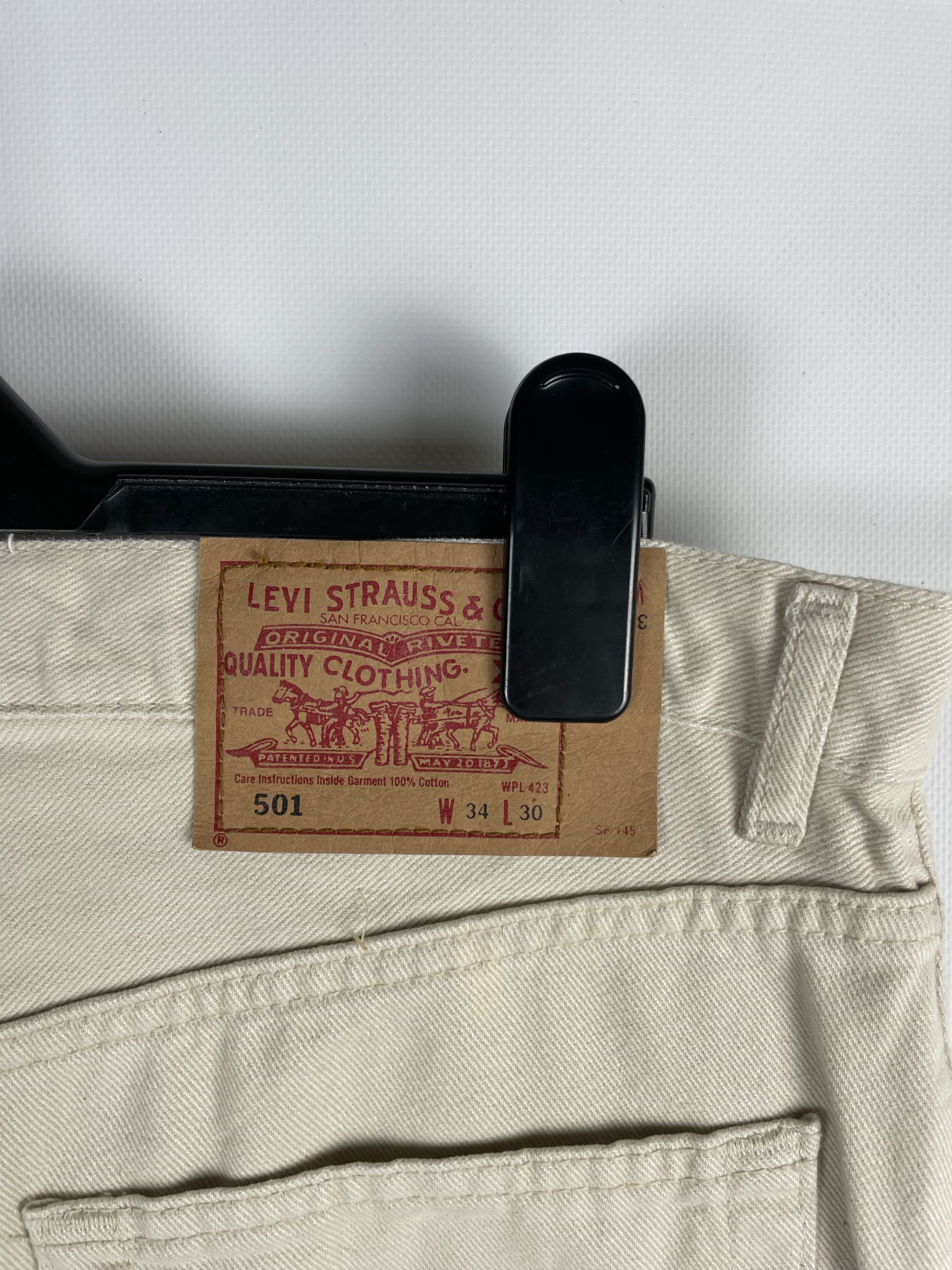 Levi's Vintage 90s Levi's Pants Denim 501 Jeans Size US 34 / EU 50 - 5 Thumbnail