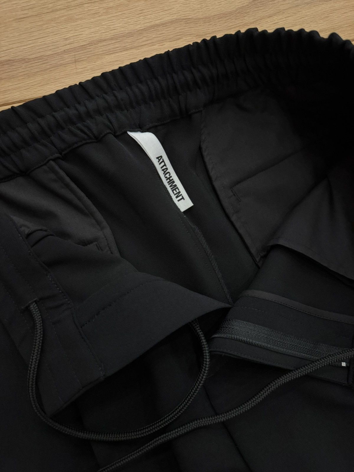 Attachment ATTACHMENT Black Technical Trousers – Size 4 Size US 34 / EU 50 - 3 Thumbnail