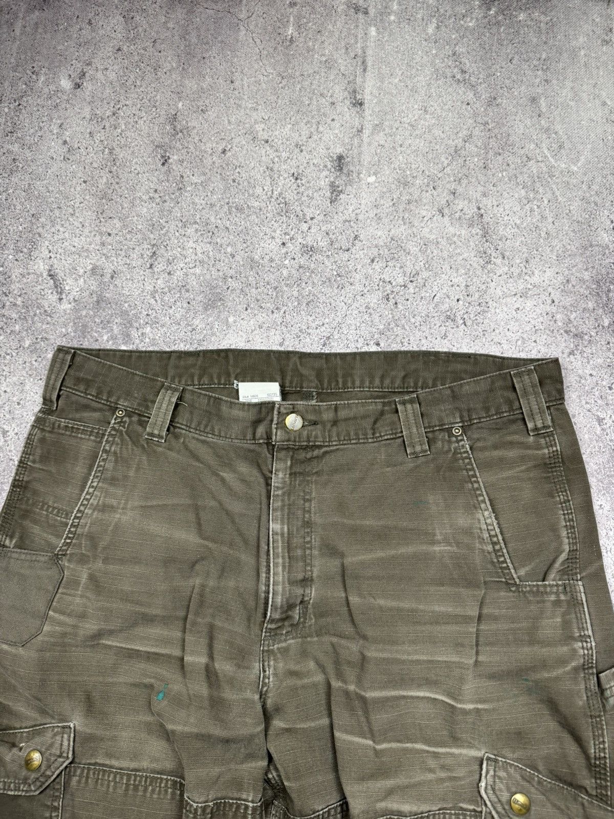 Carhartt Crazy Vintage Faded Carhartt Y2K Cargo Work Pants Japanesse Size US 38 / EU 54 - 7 Thumbnail