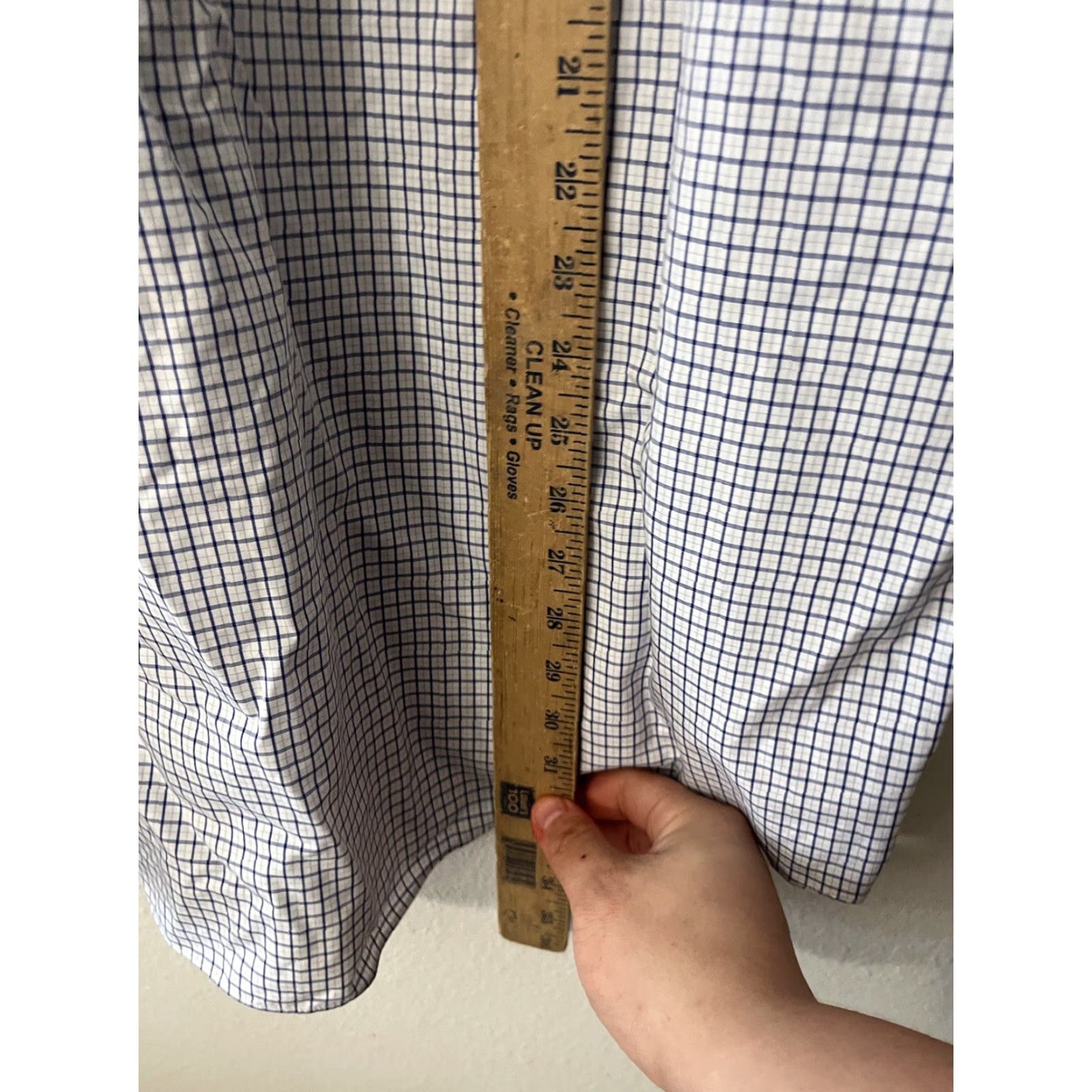 Brooks Brothers VINTAGE Brooks Brothers Dress Shirt Mens Blue White Check Gingham 17.5 Regular Size US XXL / EU 58 / 5 - 4 Thumbnail