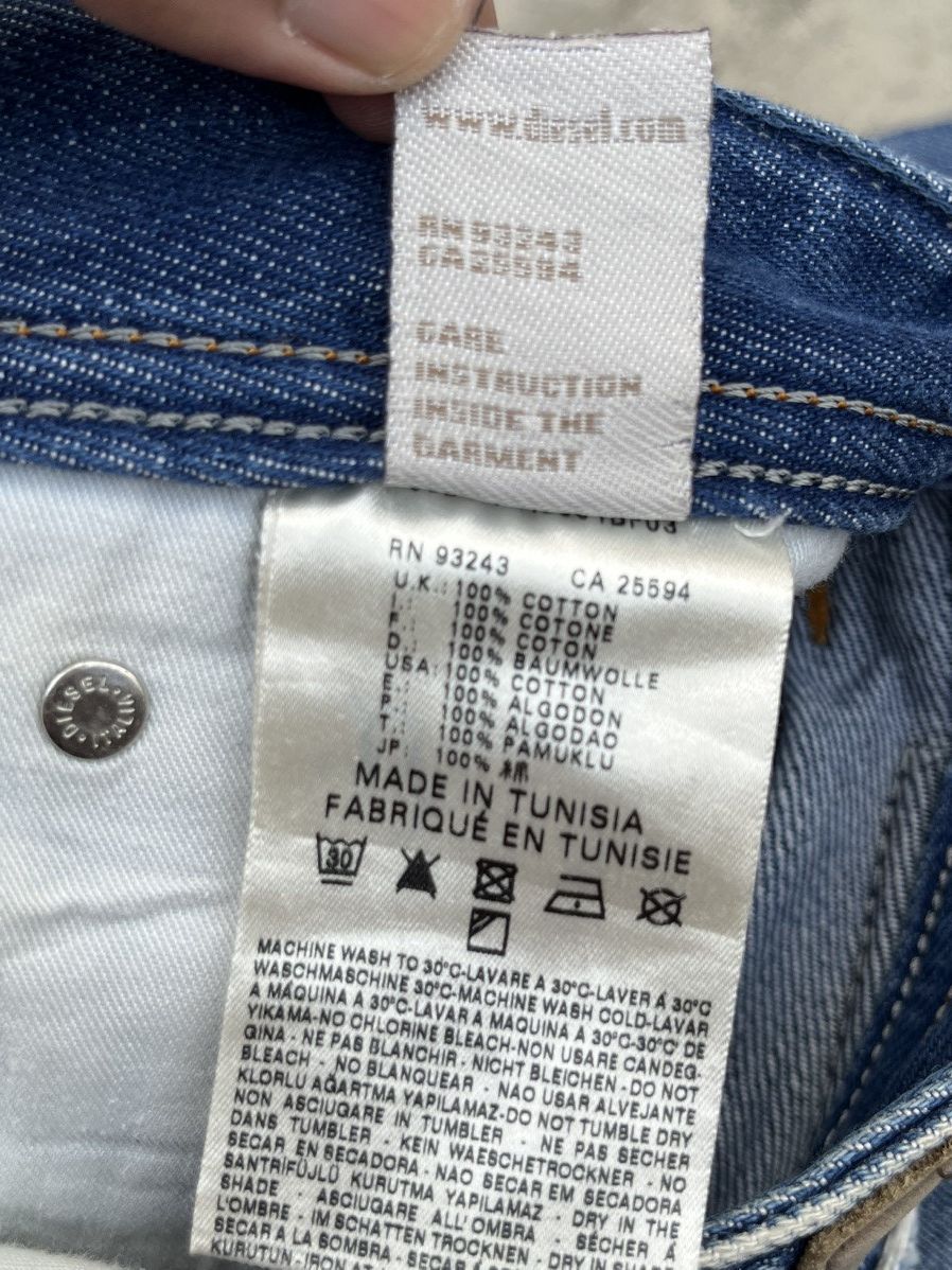 Diesel × Japanese Brand RARE DIESEL TWO BUTTON JEANS Size US 34 / EU 50 - 8 Thumbnail