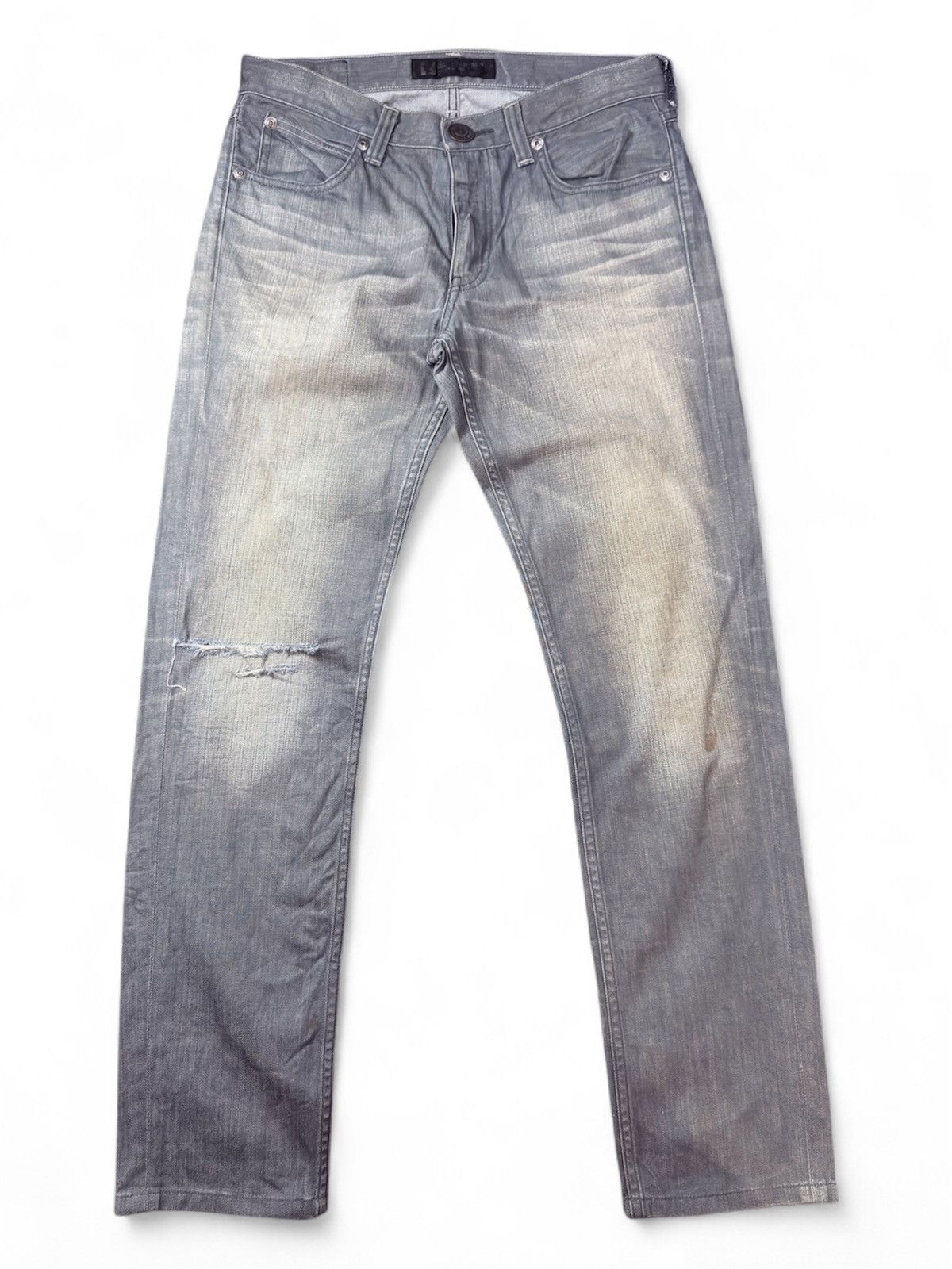 Number (N)ine Archive Denim & Co Distressed Whisker Fade DenimHead
