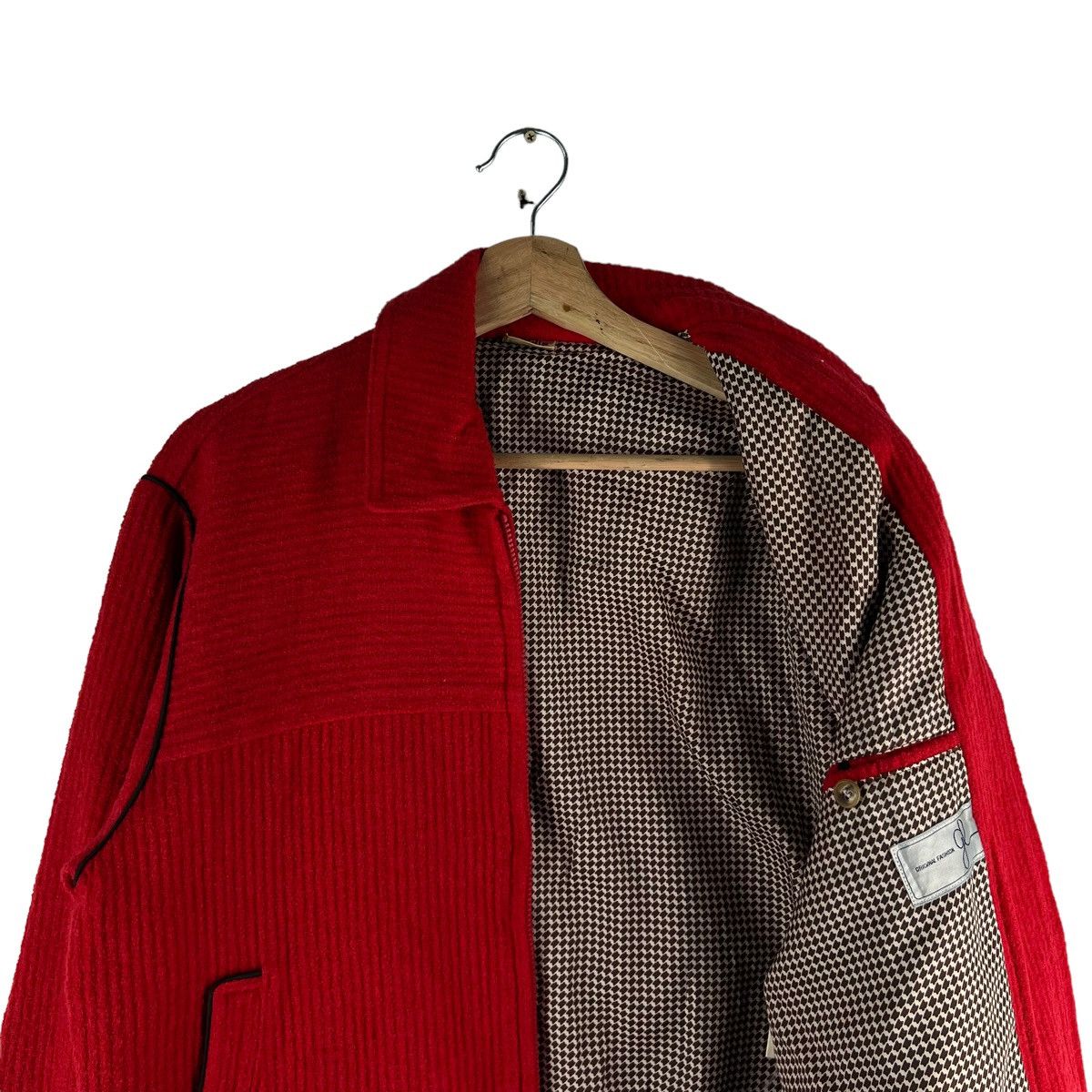 Japanese Brand 🔥VINTAGE BOMBER JACKET HIGH FASHION RICH RED Size US M / EU 48-50 / 2 - 8 Thumbnail