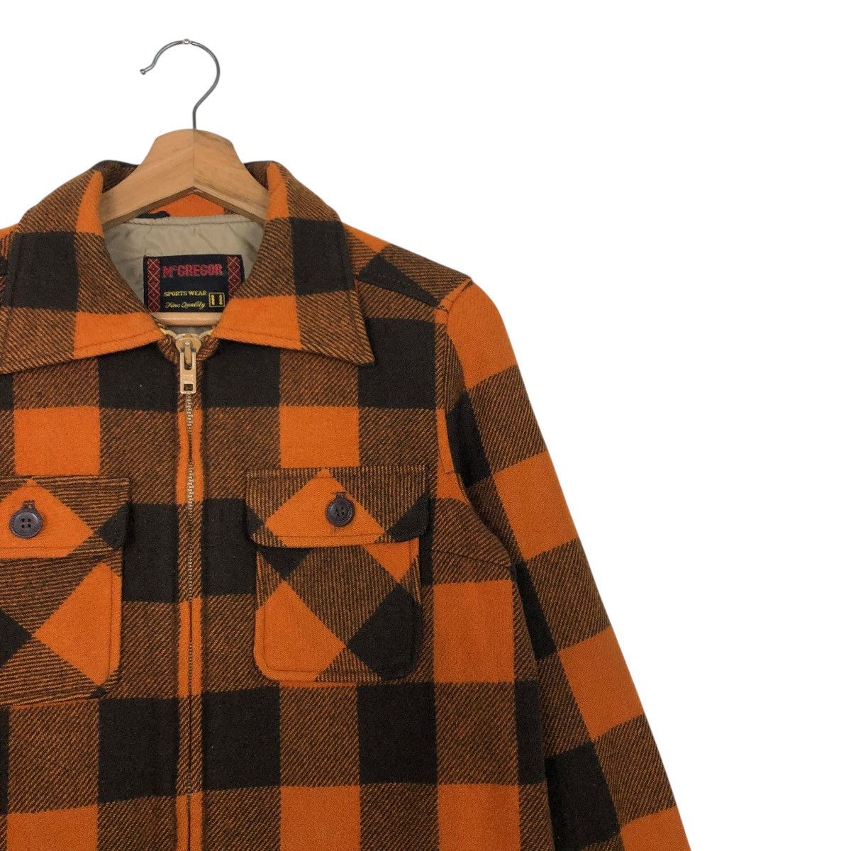 Japanese Brand 🔥VINTAGE WOOL CHORE JACKET MCGREGOR TARTAN ISSEY MIYAKE Size US M / EU 48-50 / 2 - 8 Thumbnail
