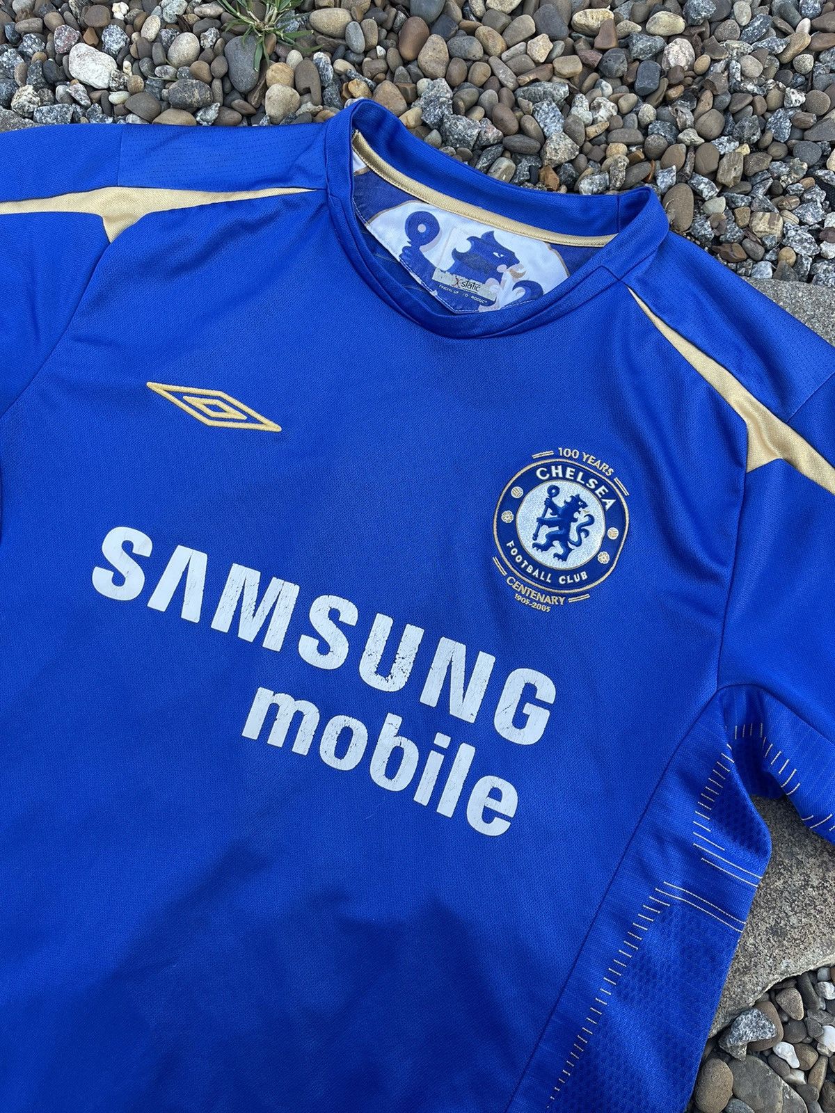 Chelsea Soccer × Umbro × Vintage 2005 Umbro Chelsea vintage blue soccer jersey century Size US M / EU 48-50 / 2 - 5 Thumbnail