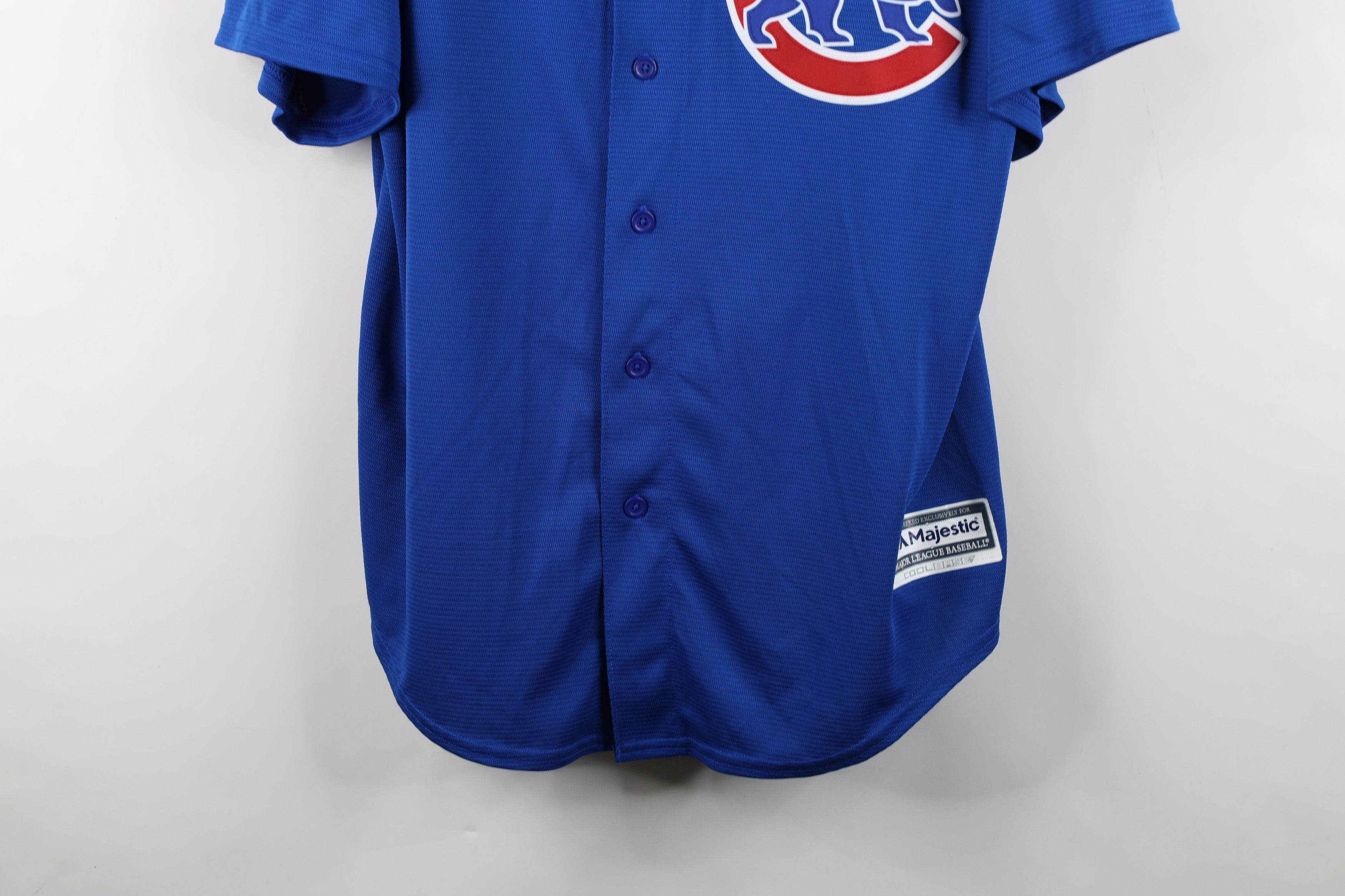 Majestic Majestic Base Chicago Cubs Baseball Jersey Blue Polyester Size US XL / EU 56 / 4 - 3 Thumbnail