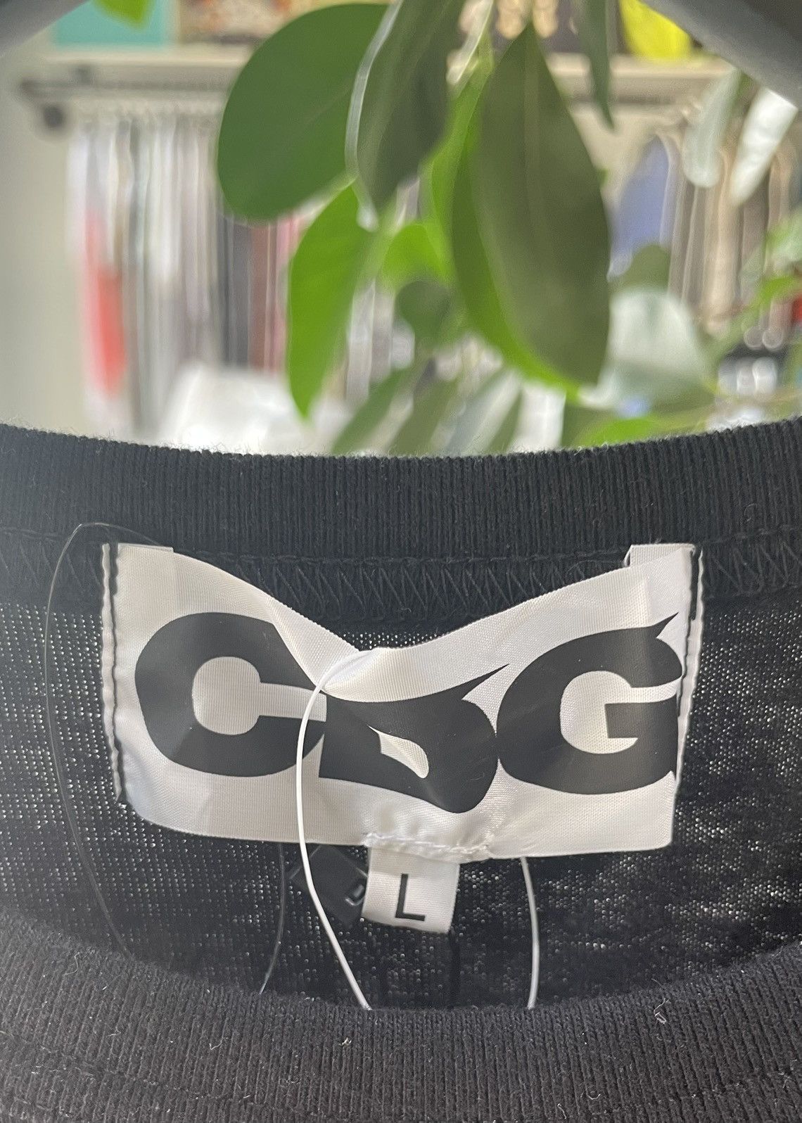 Comme des Garcons CDG Fluo Color Tee Black Size US L / EU 52-54 / 3 - 3 Thumbnail