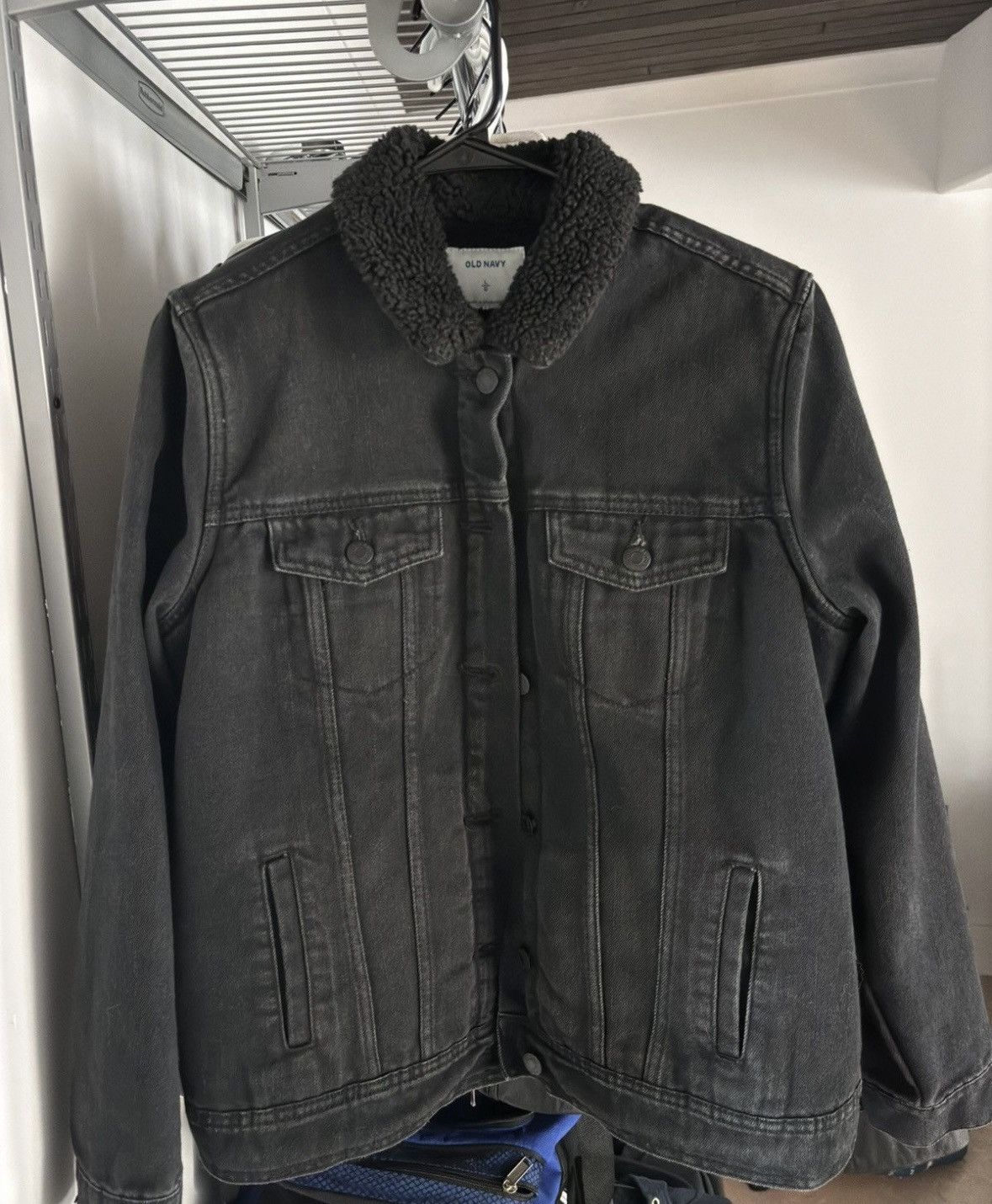 Handmade × Vintage Custom one of one (1 of 1) fleece lined denim jacket Size US S / EU 44-46 / 1 - 5 Thumbnail