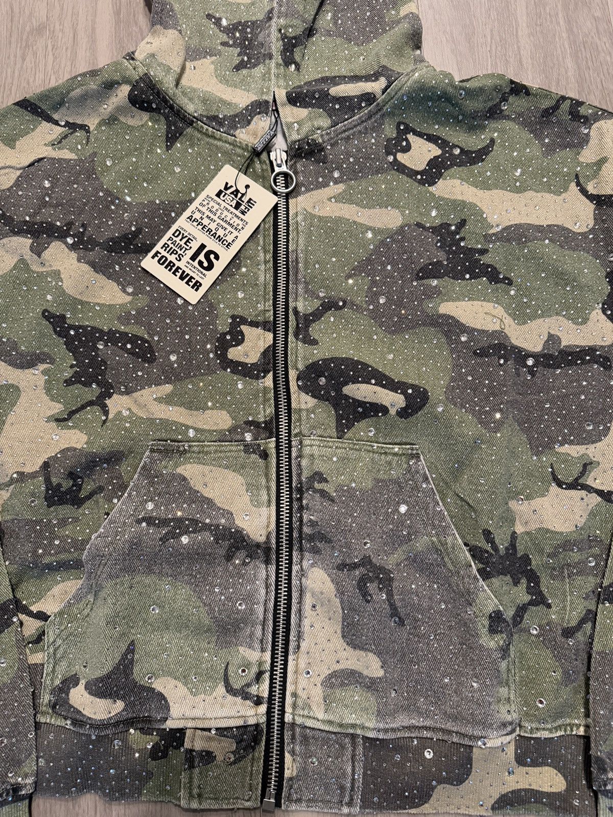 Vale Vale Forever Crystal Camo Work Jacket Size US L / EU 52-54 / 3 - 4 Thumbnail