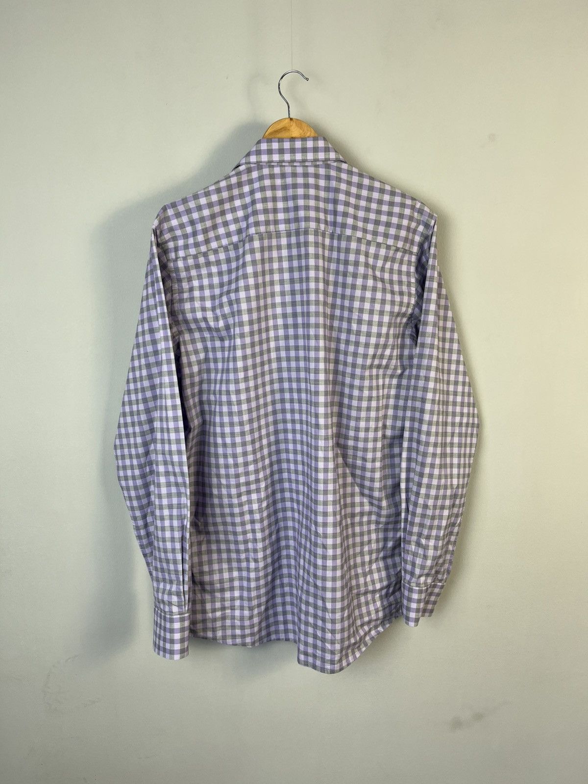 Eton ETON Luxury Classic Cotton Plaid Long Sleeve Shirt Size US L / EU 52-54 / 3 - 6 Thumbnail