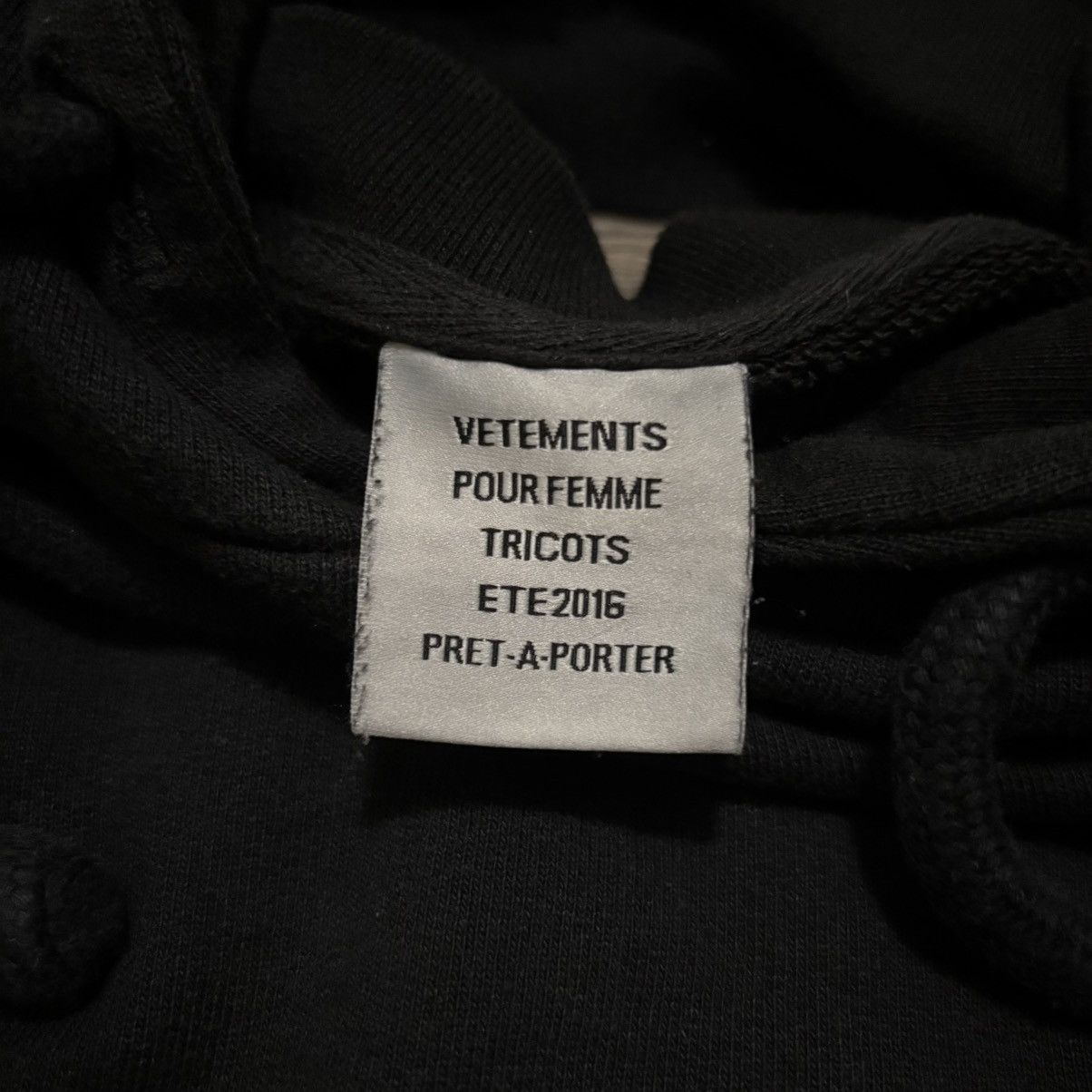 Vetements Vetements SS16 Metal Logo Champion Cropped Reversible Hoodie Size US XS / EU 42 / 0 - 6 Thumbnail