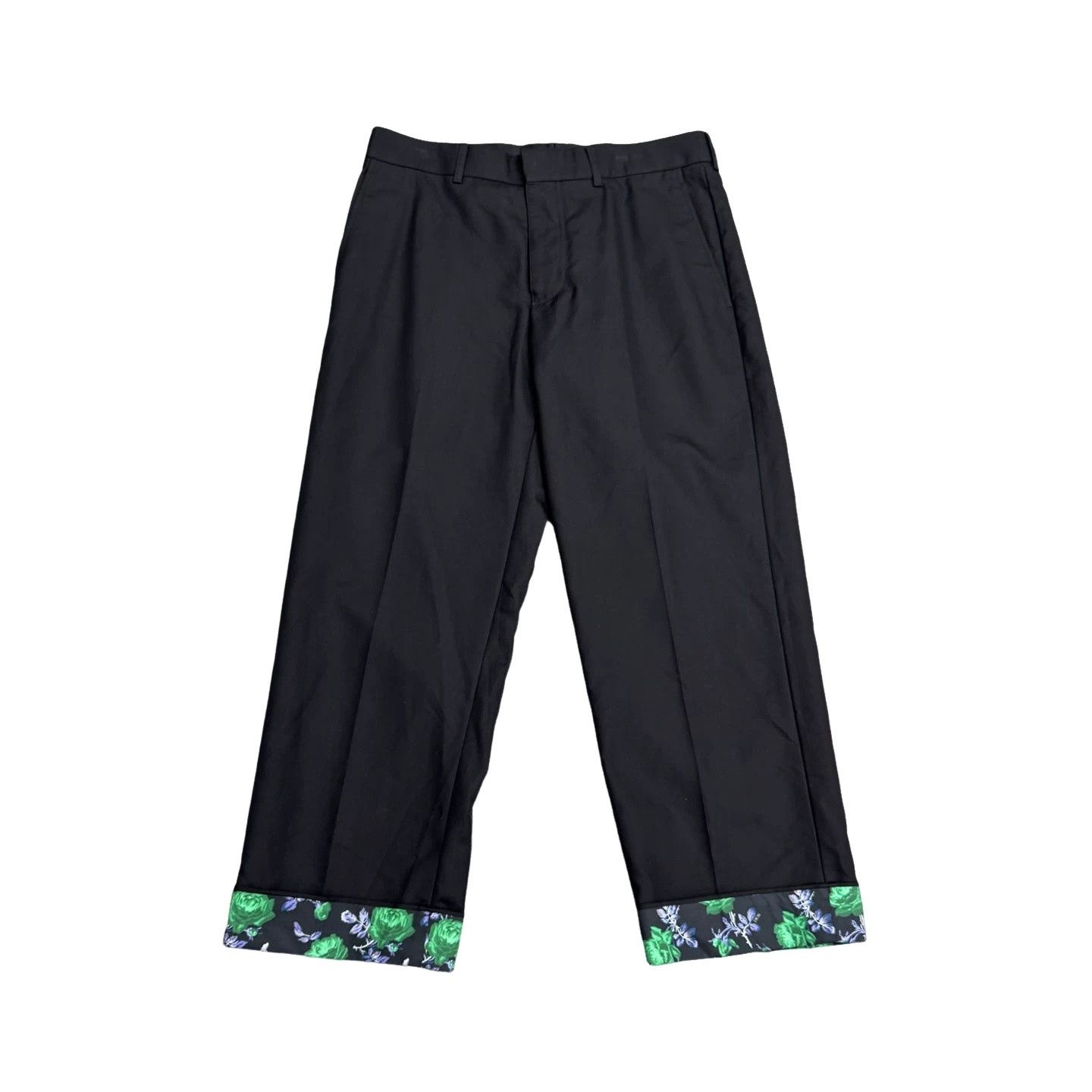 Dior Dior Floral Cuff Casual Pants Size 32 Size US 32 / EU 48 - 1 Thumbnail
