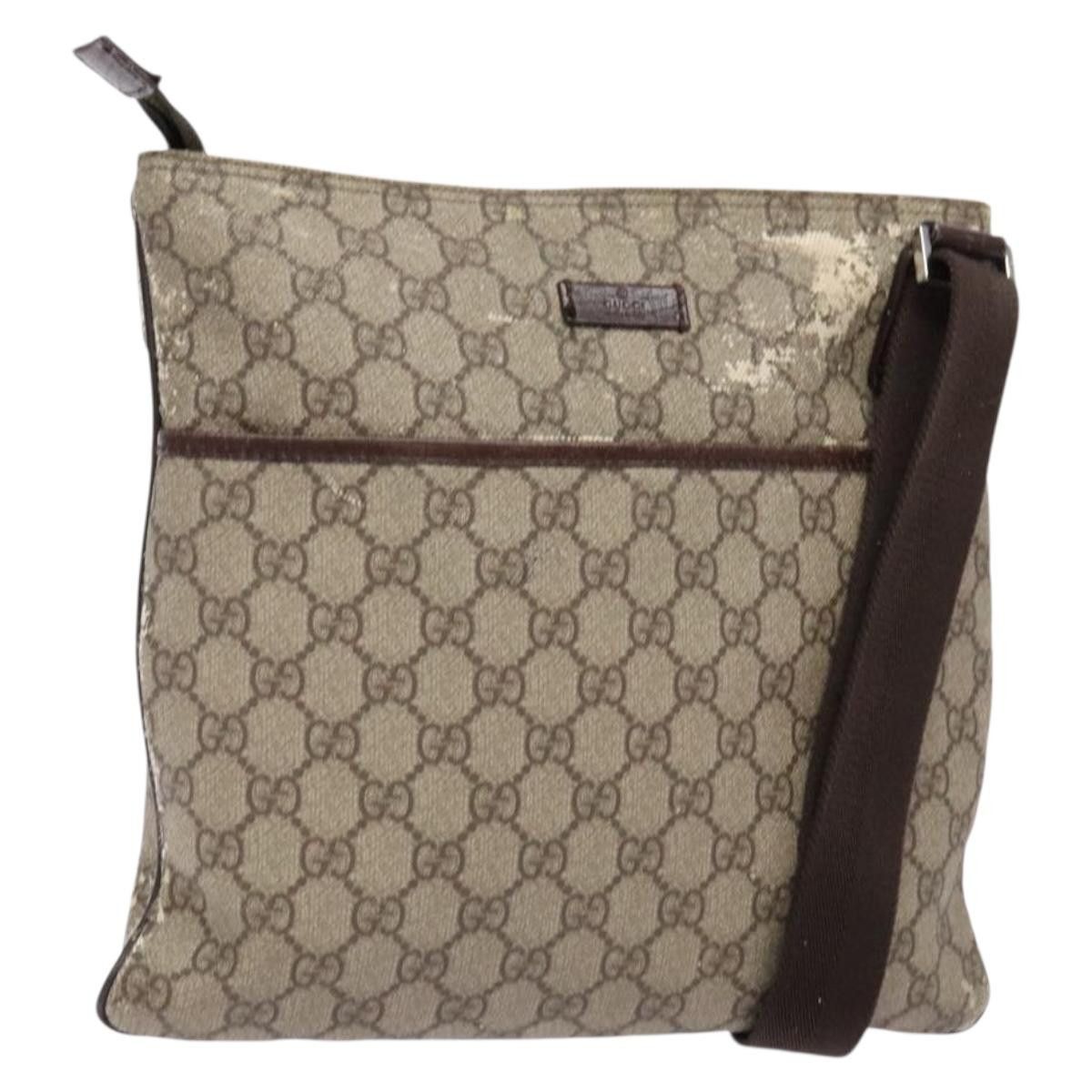 Gucci GUCCI GG Supreme Shoulder Bag Pvc Beige Gold Size ONE SIZE - 1 Thumbnail