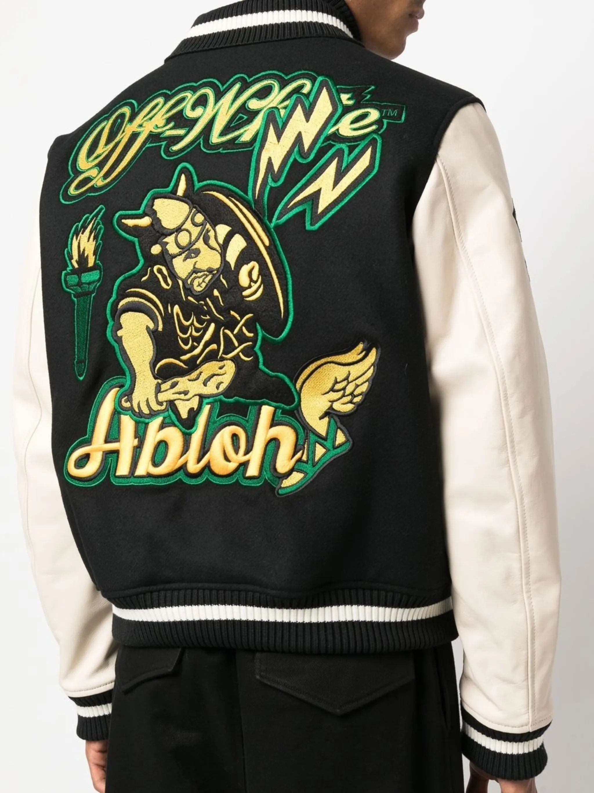 Off-White o1y0225 Logo Jacket in Multicolor Size US S / EU 44-46 / 1 - 3 Thumbnail