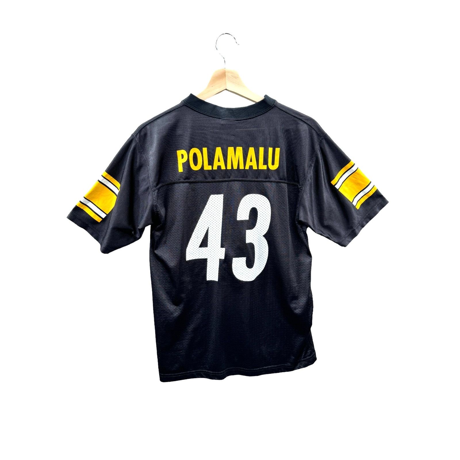 NFL × Reebok Reebok Pittsburgh Steelers Troy Polamalu Youth NFL Jersey Size US L / EU 52-54 / 3 - 2 Thumbnail
