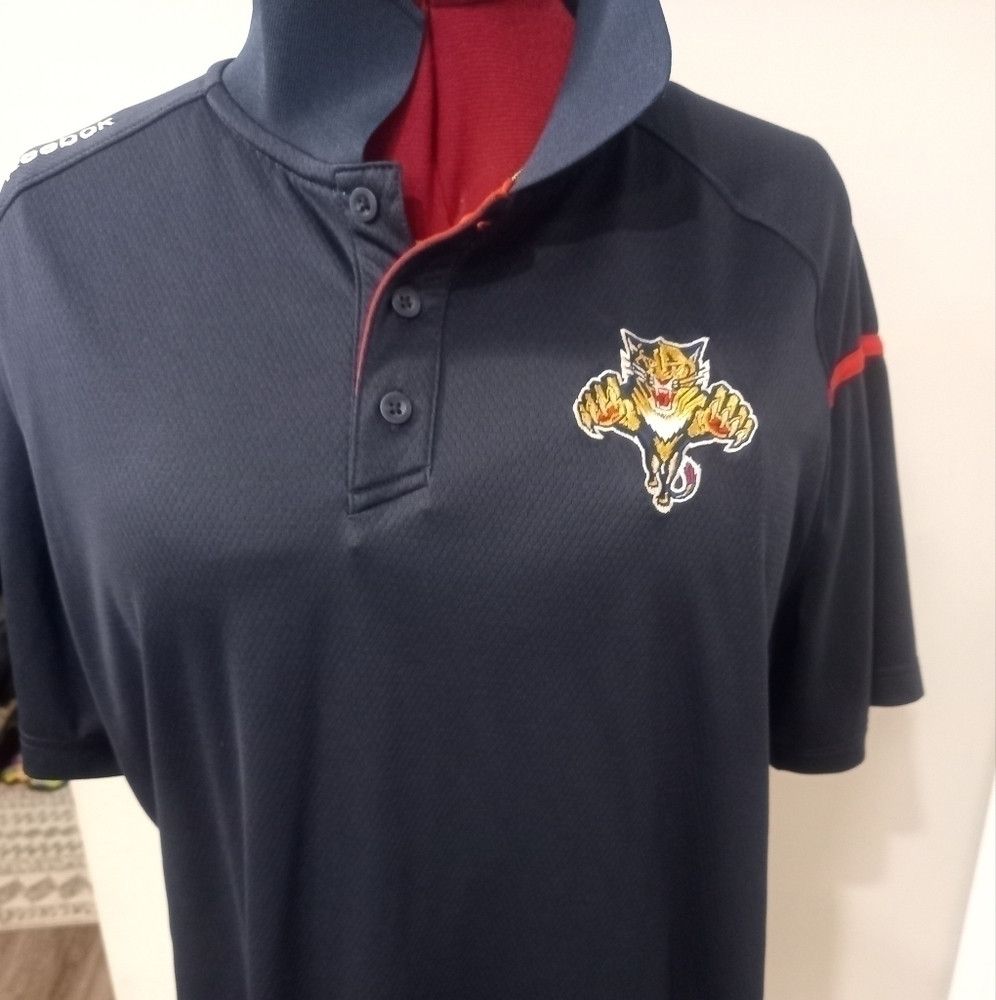 Reebok Florida Panthers polo Size US XL / EU 56 / 4 - 1 Thumbnail
