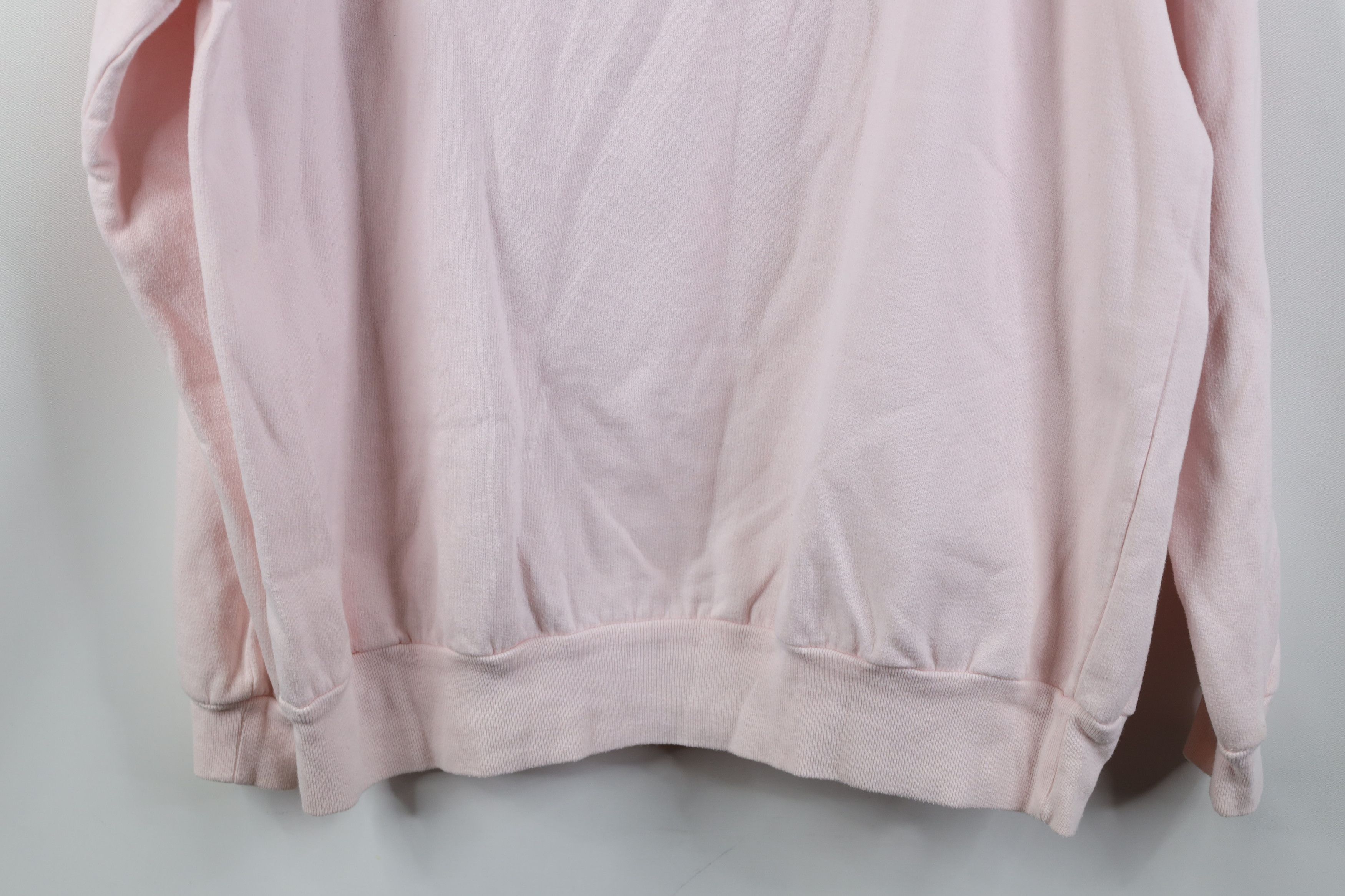 Vintage Vintage 90s Streetwear Butterfly Flower Sweatshirt Pink Size L / US 10 / IT 46 - 12 Thumbnail