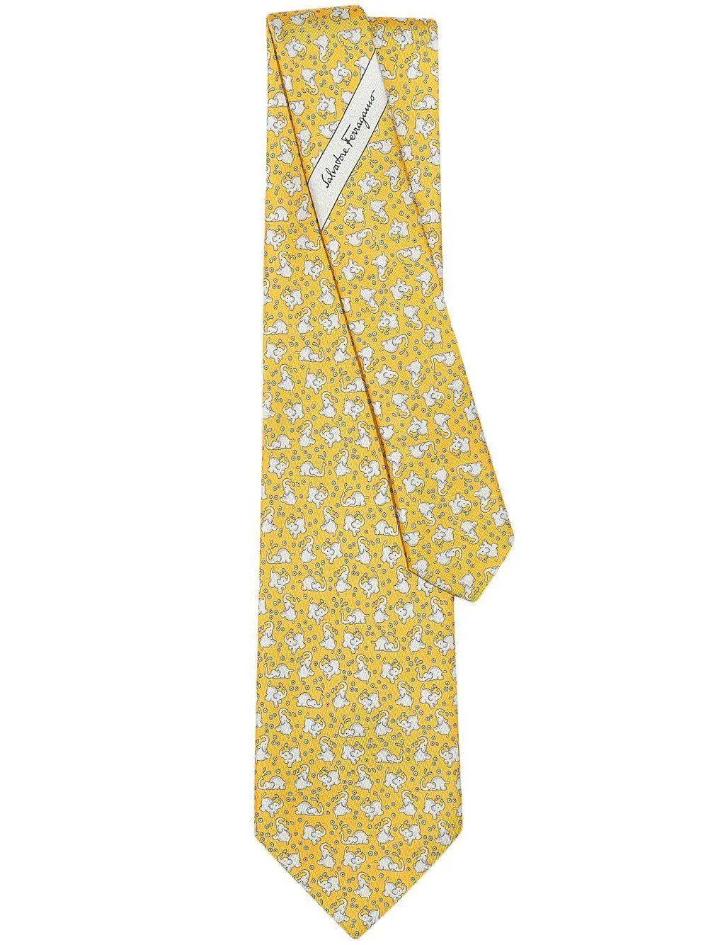 Salvatore Ferragamo o1s1rm1024 Size: OS / Silk Tie in Multicolor Size 26 - 1 Thumbnail