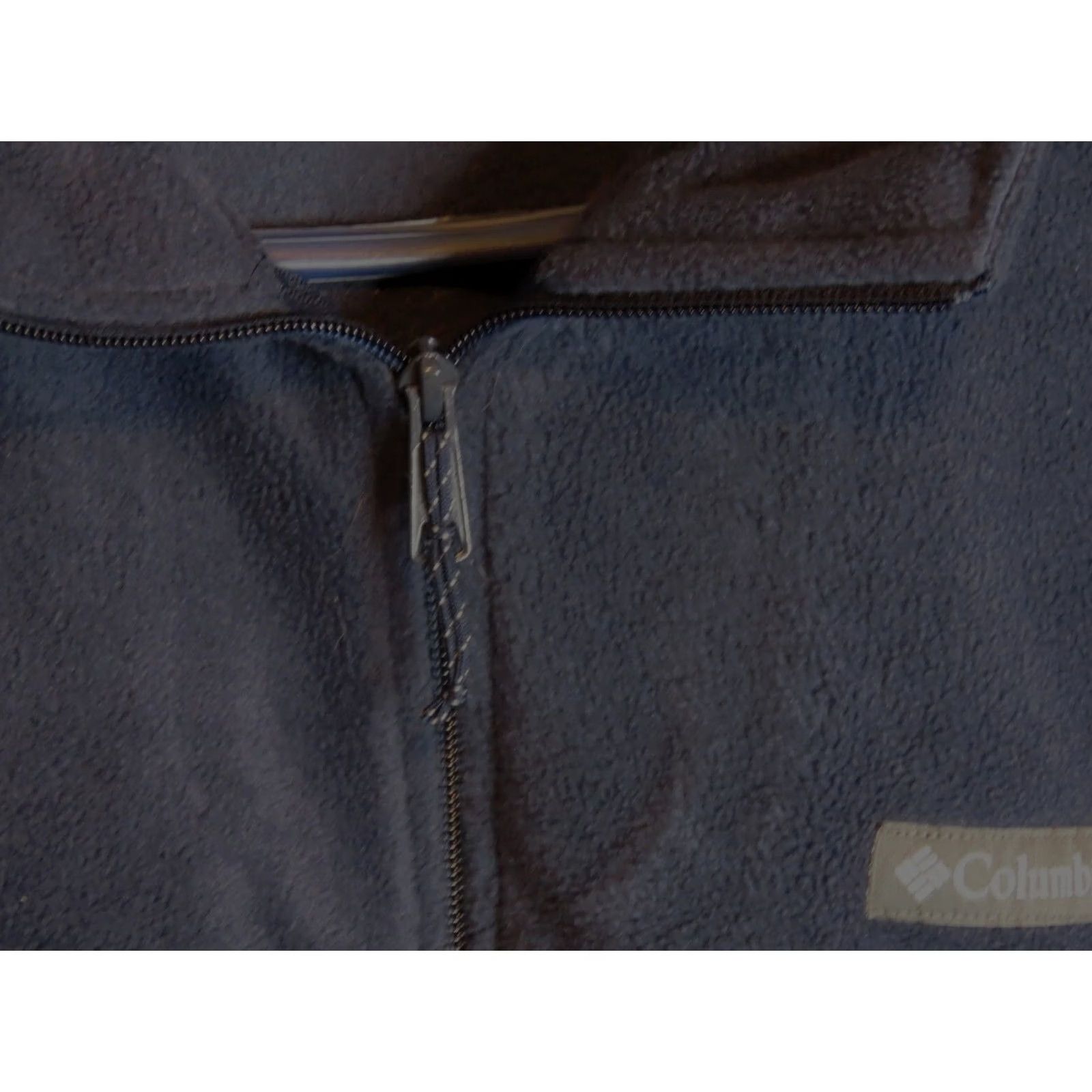 Vintage Columbia Jacket Outdoor Fleece Full Zip Navy Blue 2XL Big & Tall Mens Size US XXL / EU 58 / 5 - 4 Thumbnail