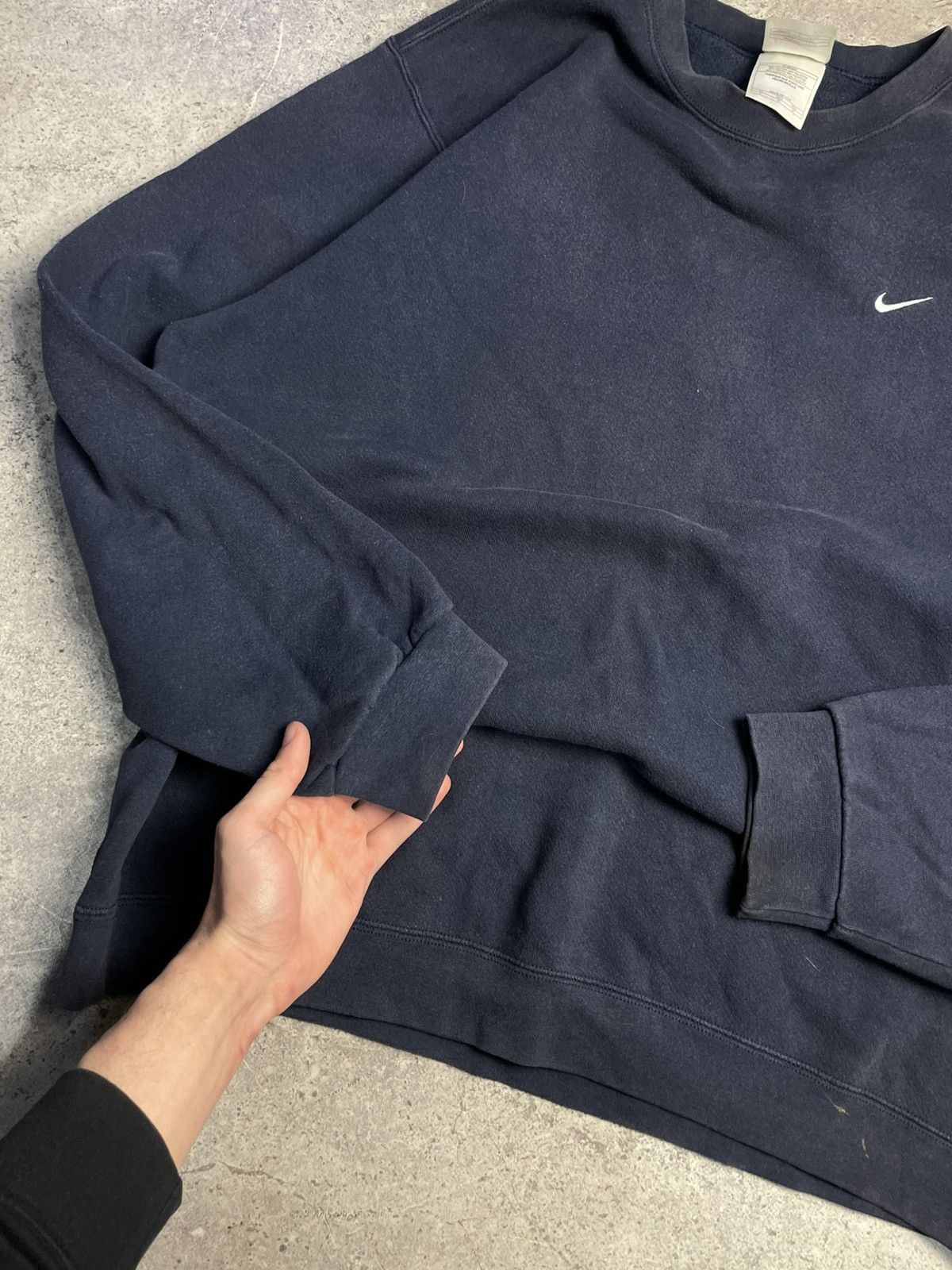 Nike Vintage Nike Made in USA Mini Swoosh Crewneck Sweatshirt Size US XL / EU 56 / 4 - 7 Thumbnail