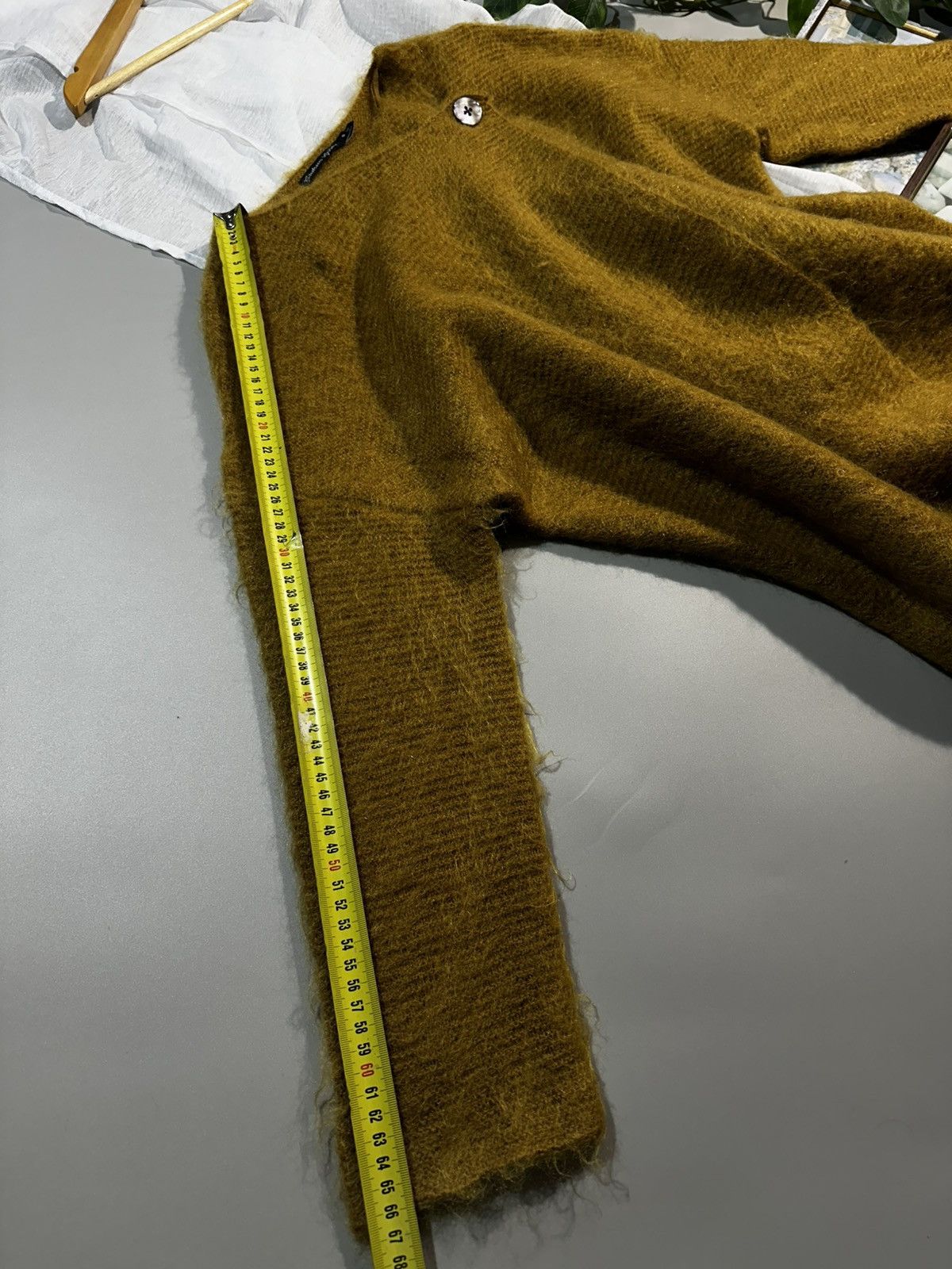 Gudrun Sjoden Gudrun Sjoden Mohair wool blend wrap cardigan jacket mustard Size S / US 4 / IT 40 - 11 Thumbnail