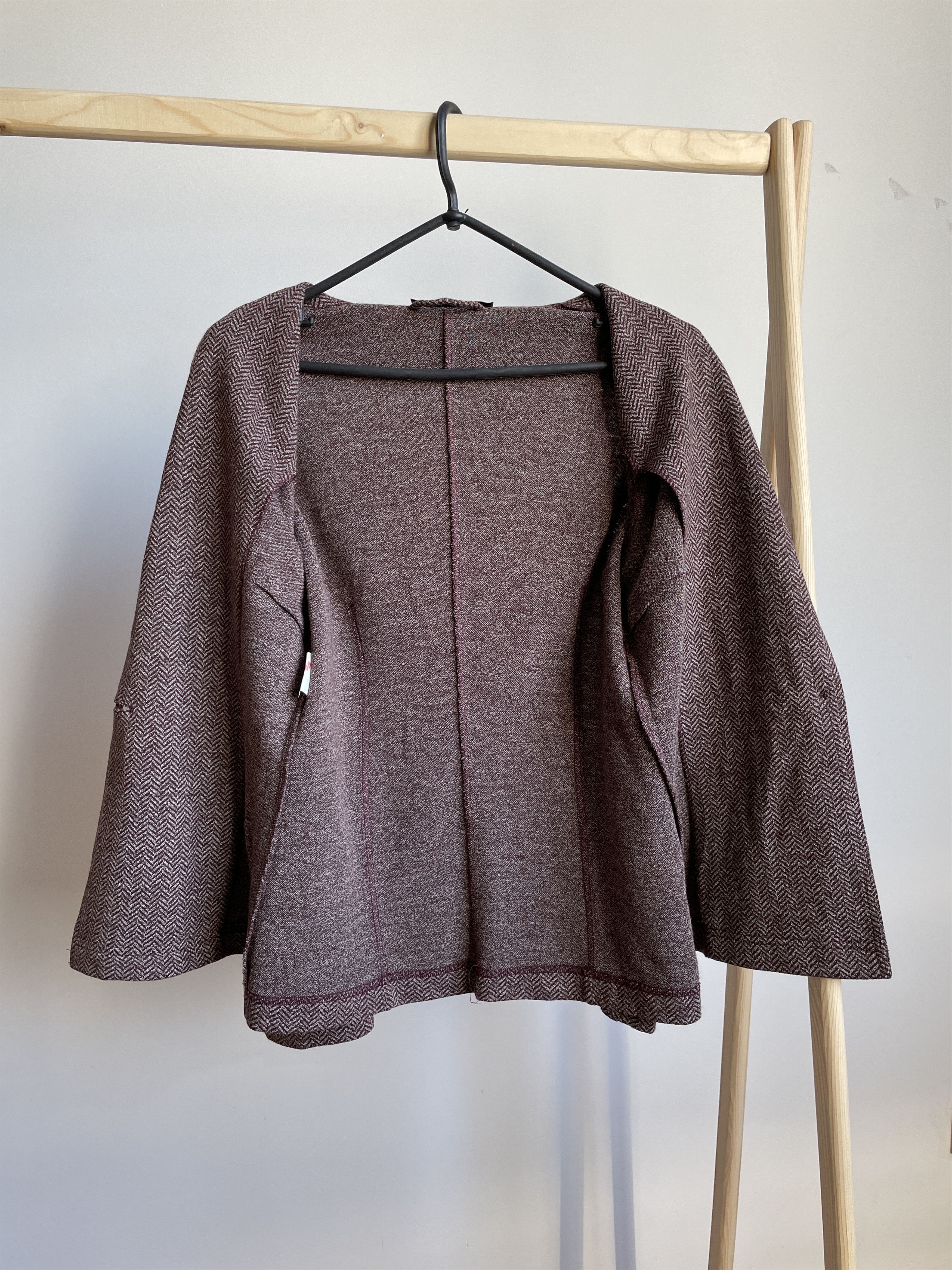 Etro Etro Wool Blend Unlined Herringbone Womens Blazer Size 46 Size L / US 10 / IT 46 - 3 Thumbnail