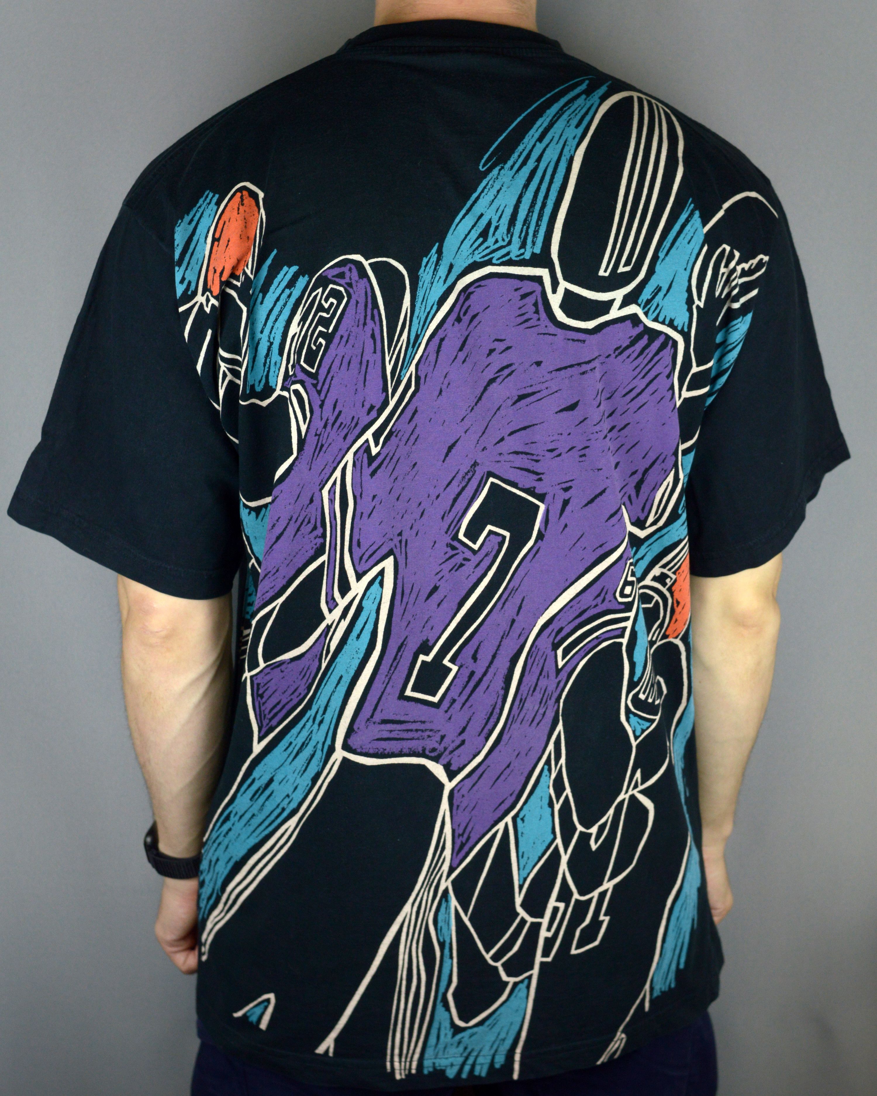 Nike × Vintage Vintage Nike American Football Silver Tag 90s t shirt Size US XL / EU 56 / 4 - 2 Thumbnail