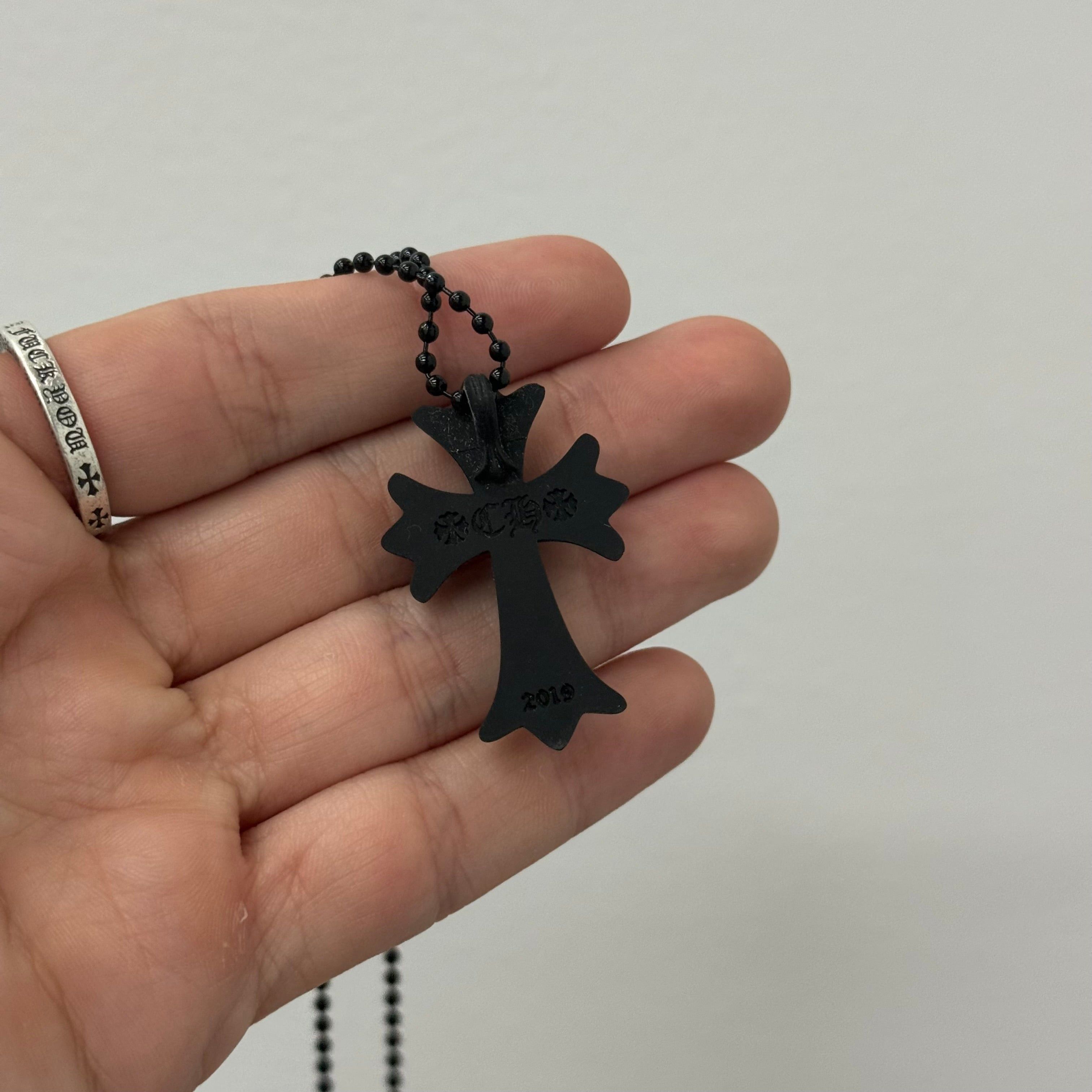 Chrome Hearts Chrome Hearts Silicone Black Cross Pendant Size ONE SIZE - 3 Thumbnail