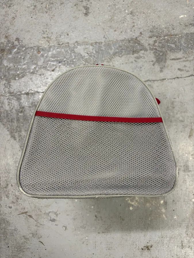Dolce & Gabbana 2000s Dolce & Gabbana Messenger Red Handle Grey Bag Size ONE SIZE - 7 Thumbnail