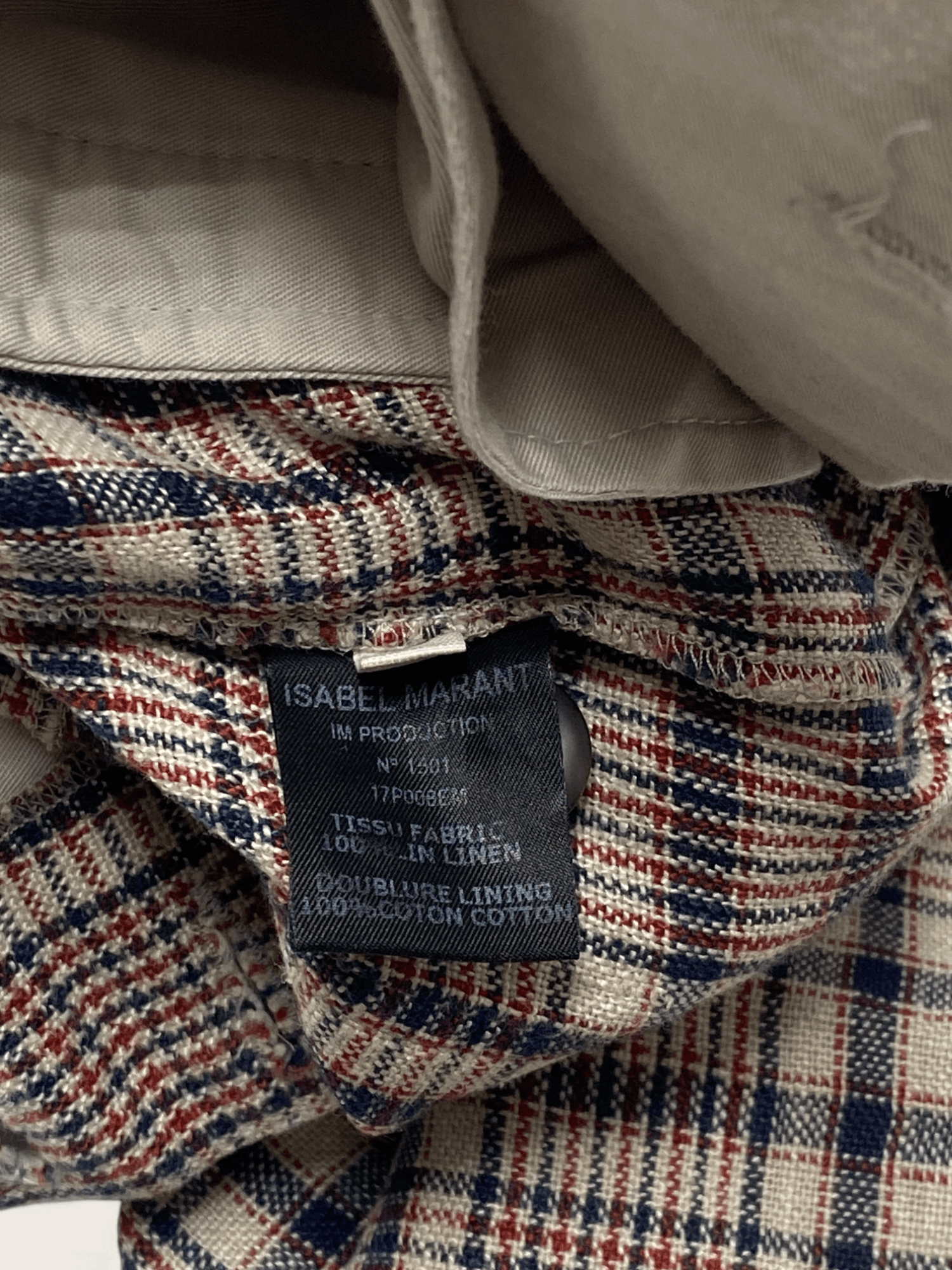 Isabel Marant 90s Vintage ISABEL MARANT Linen Checkered Pants Size 28" / US 6 / IT 42 - 7 Thumbnail
