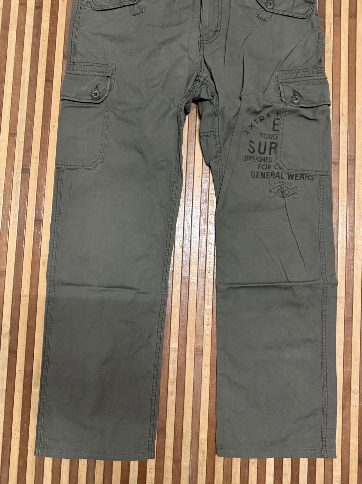 Japanese Brand Military Surplus Supply Cargo Pants / Streetwear / W34x29.5 Size US 34 / EU 50 - 3 Thumbnail