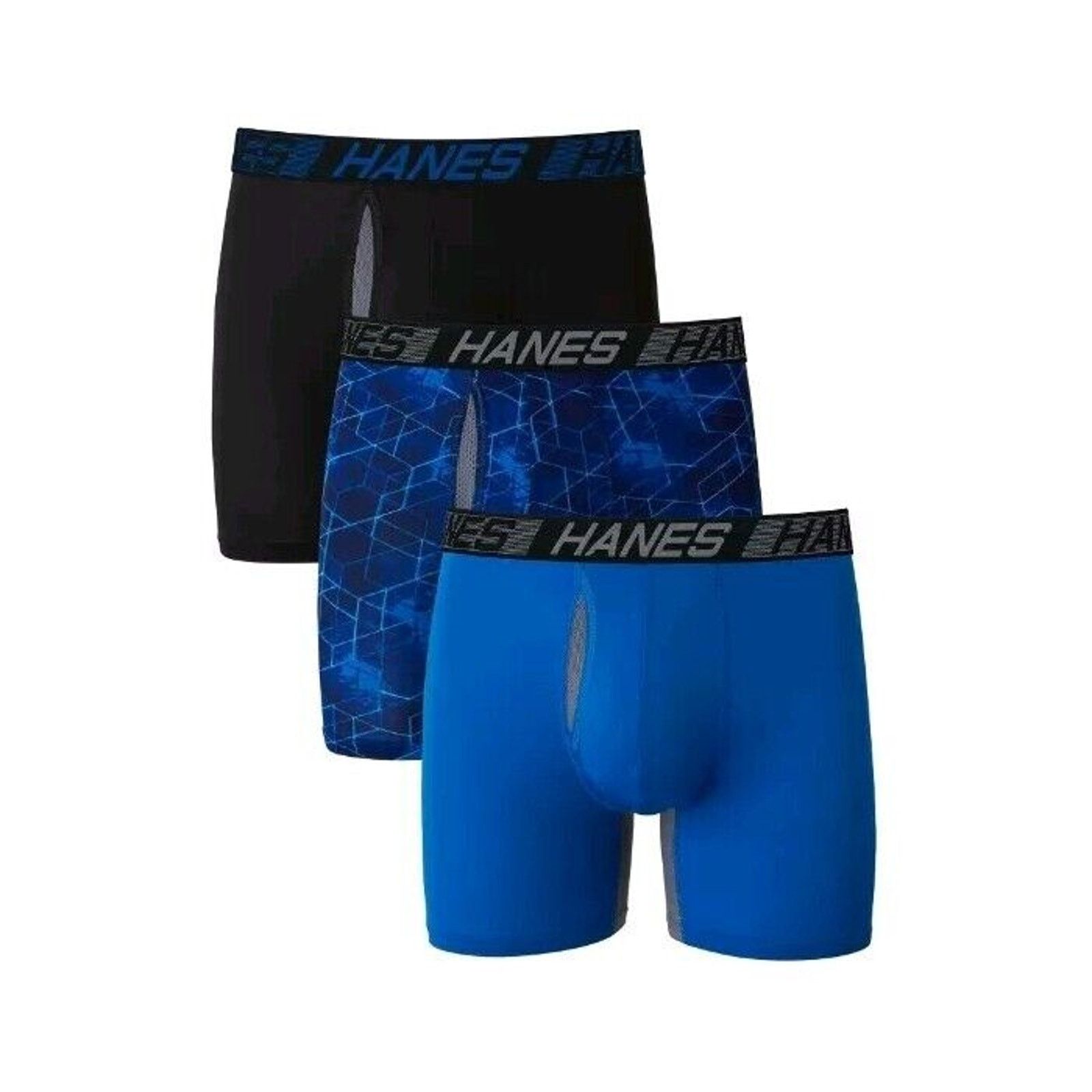 Hanes Mens 3-Pack Hanes X-Temp Support Pouch Boxer Briefs S Size 28 - 2 Thumbnail