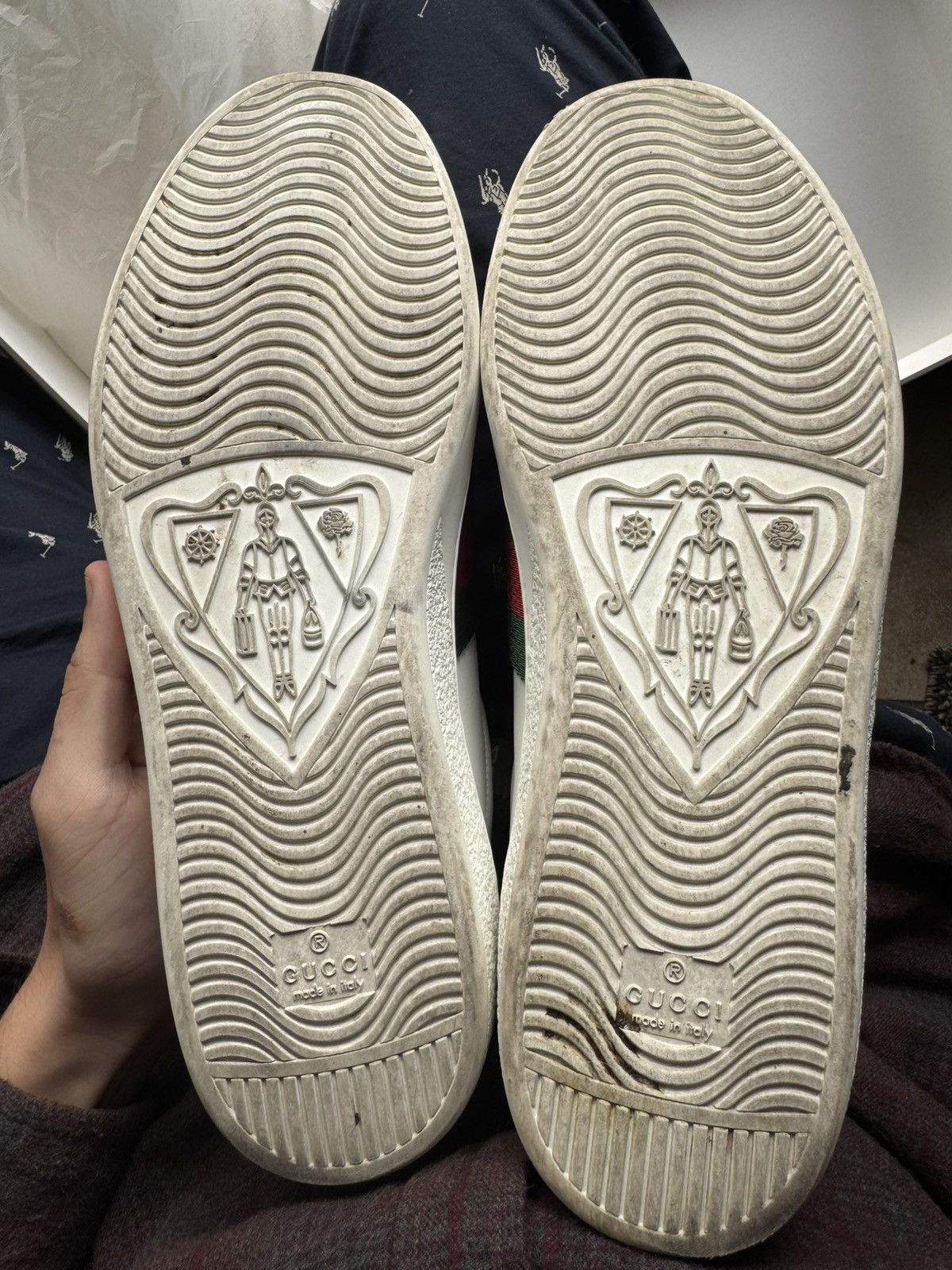 Gucci Gucci Ace Tiger Embroidered Sneaker Size US 11 / EU 44 - 10 Thumbnail