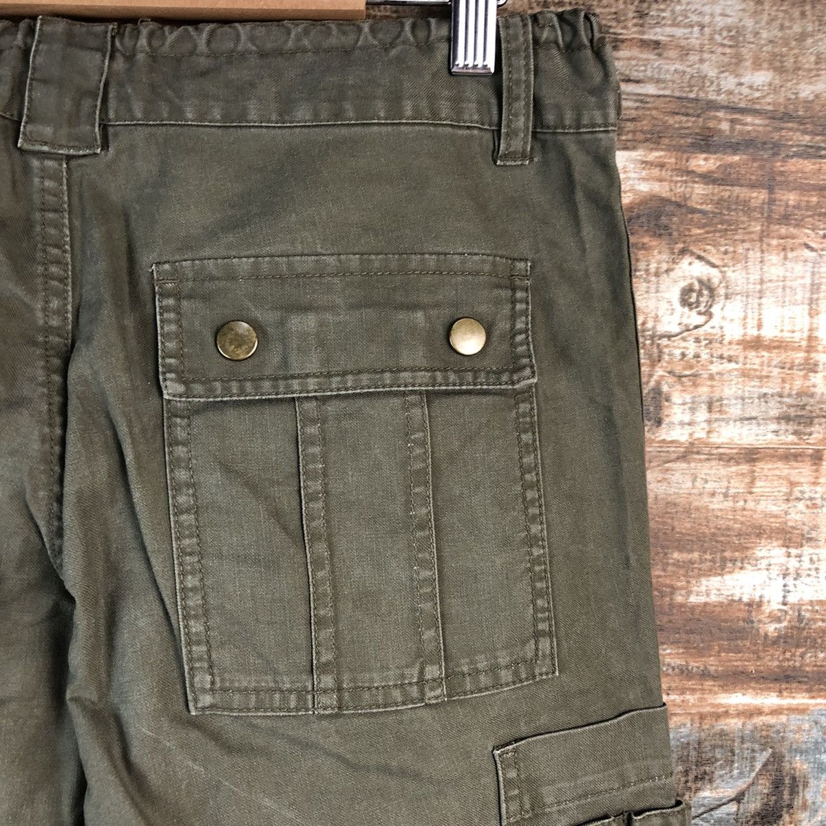 Japanese Brand Drug Store Green Cargo Multipocket Pants #A2418 Size US 27 - 19 Thumbnail