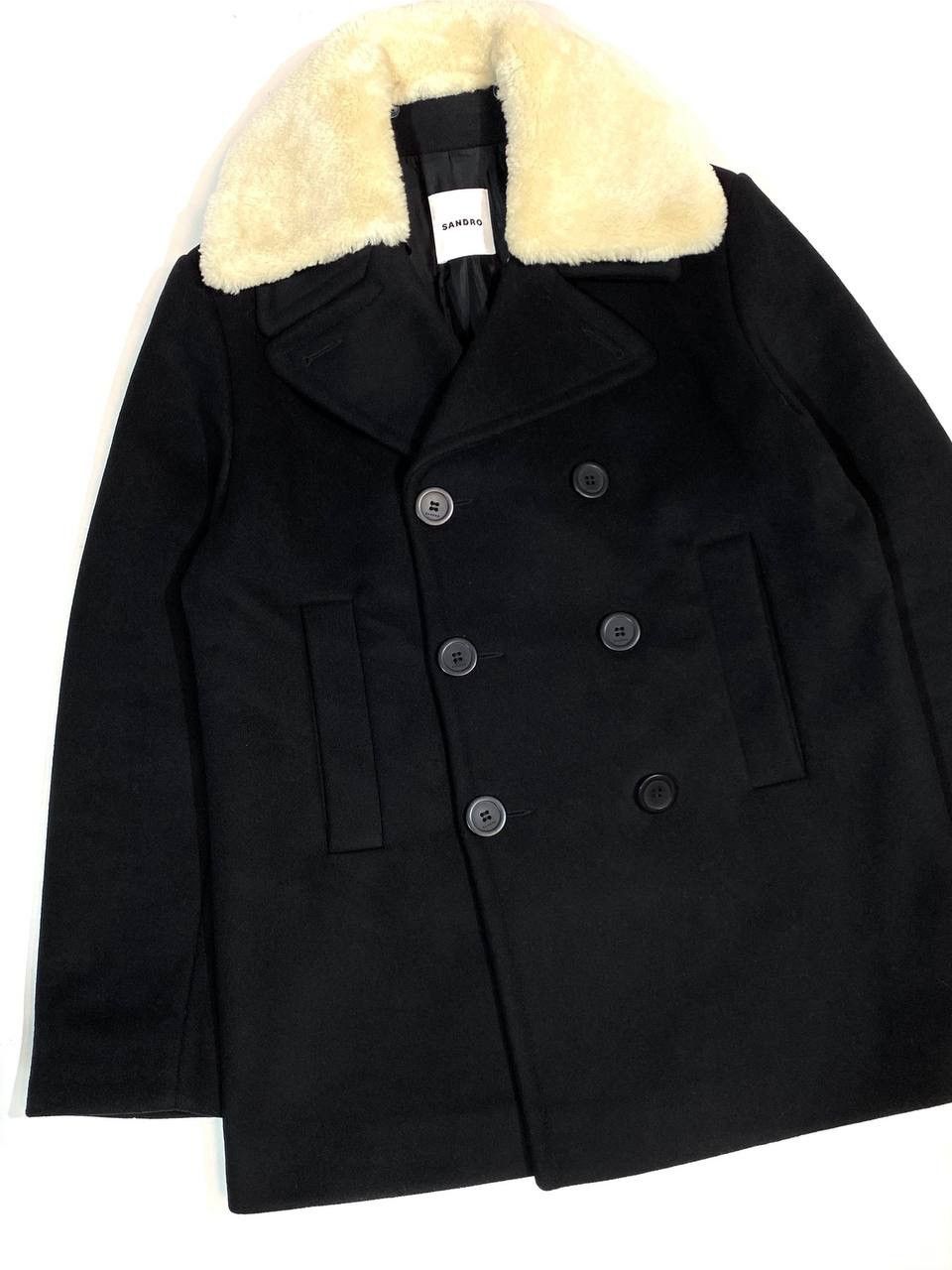 Sandro Sandro Paris Wool Coat Men Jacket Size US S / EU 44-46 / 1 - 6 Thumbnail