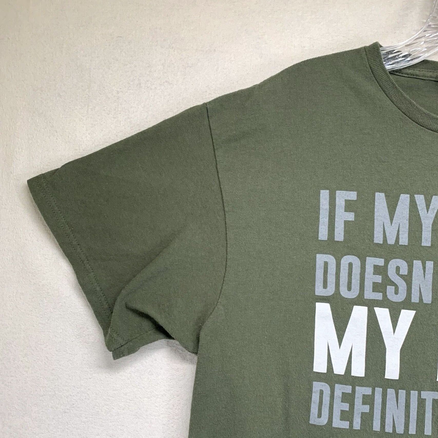 Delta VINTAGE Delta T-Shirt Men Adult Large Green 80s 90s Funny Grunge Hip Hop Punk USA Made Size US L / EU 52-54 / 3 - 5 Thumbnail
