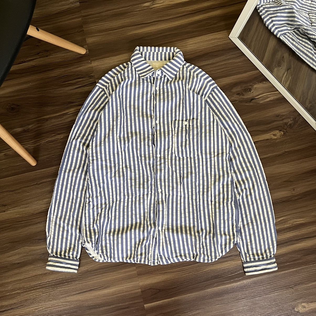 Japanese Brand Strato stripe Japan button up shirt Size US L / EU 52-54 / 3 - 1 Thumbnail