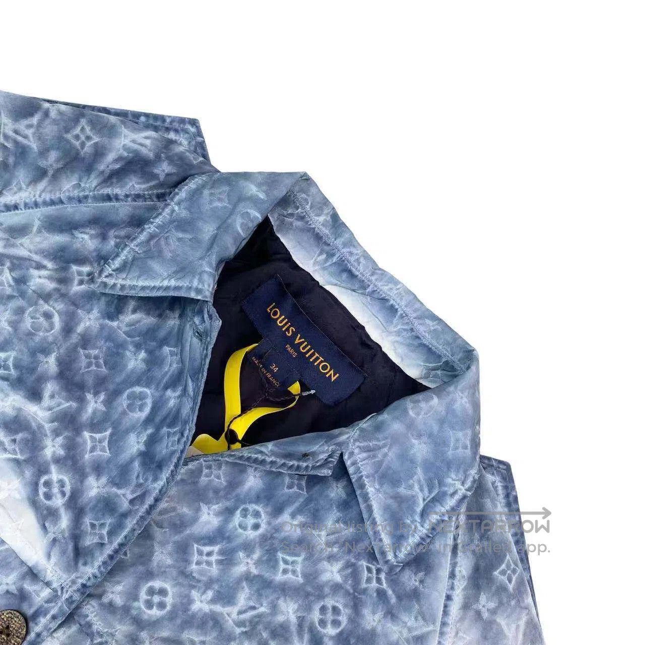 Louis Vuitton Louis Vuitton The old flowers are full of printed trench c Size 4XL / US 24-26 - 3 Thumbnail