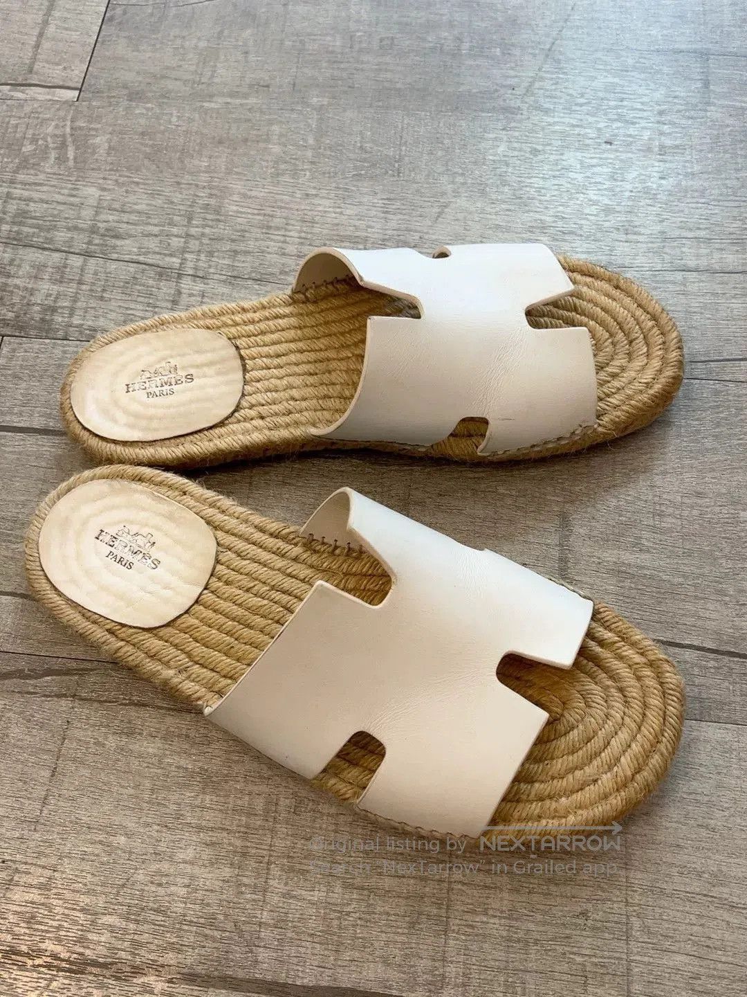 Hermes Hermes Men's Antigua Espadrille Sandal. Size US 8 / EU 41 - 3 Thumbnail